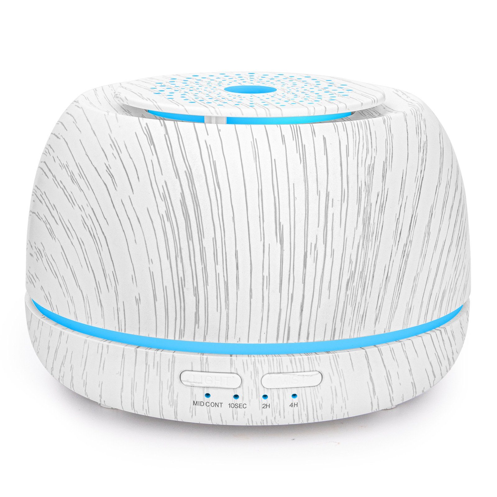OKWISH Увлажнитель воздуха Luft Befeuchter Aroma Diffuser Duftöl Öle Diffusor Aromatherapie 300ml, 0,30 l Wassertank, BPA-Frei mit 7 Farben LED-Licht ohne Öle Schlafzimmer Spa Büro Yoga ..
