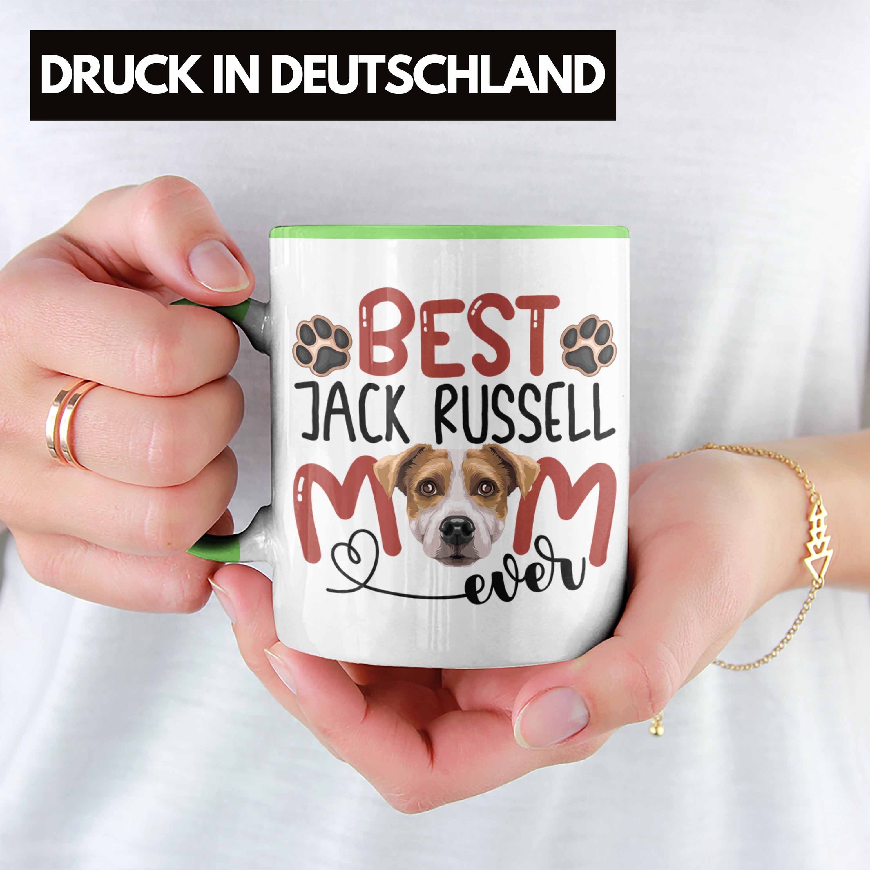 Russell Grün Tasse Jack Trendation Lustiger Besitzerin Spruch Geschenk Mom Tasse Geschenkide