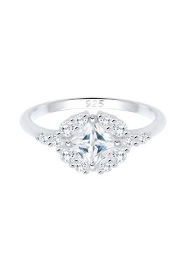 Elli Premium Verlobungsring Verlobung Zirkonia Steine Romantisch 925 Silber