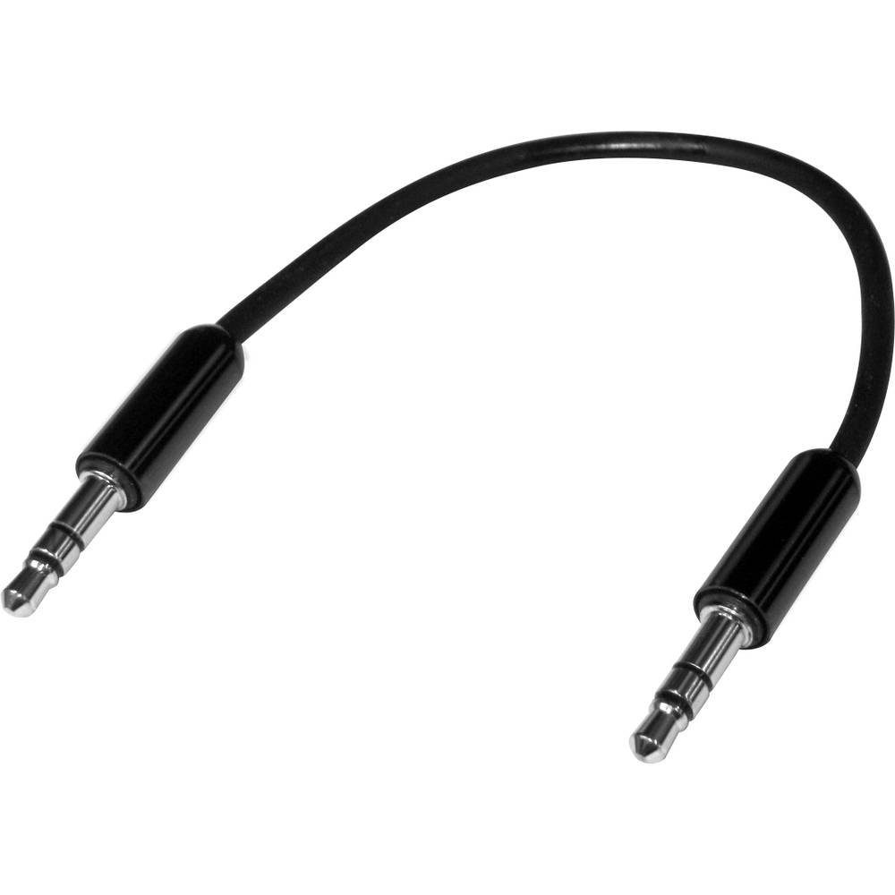 SpeaKa Professional 3.5 mm Klinke Anschlusskabel SuperSoft 0.1 m Audio- &  Video-Kabel, (10.00 cm), Zum Anschluss für z.B. MP3 Player, Handy an  Stereoanlage oder Autoradio