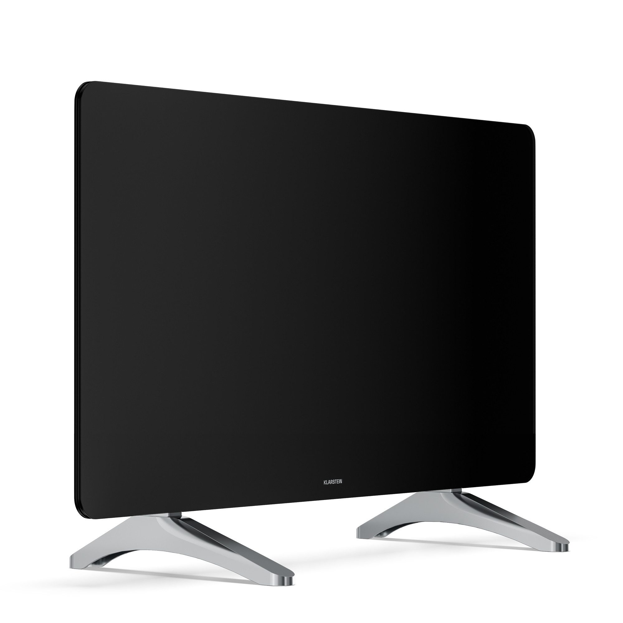 Klarstein Heizkörper Wonderglass, Elektrisch Heizkörper Wohnzimmer Freistehend Wandmontage LED LCD Timer