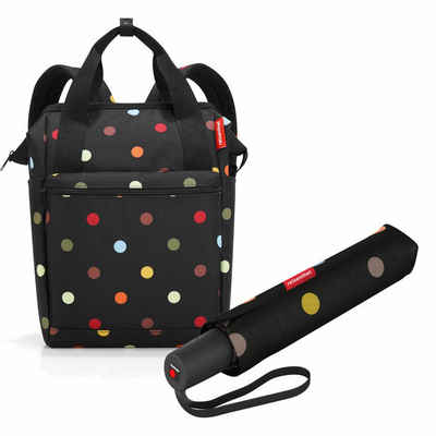 REISENTHEL® Reisetasche allrounder R Set Dots (Set, 2-tlg), mit umbrella pocket duomatic