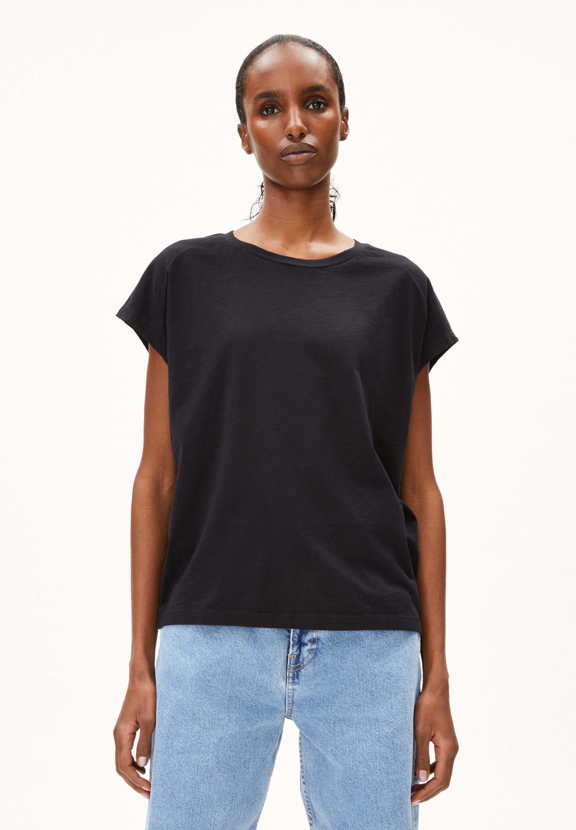 Armedangels T-Shirt ONELIAA Damen T-Shirt aus Bio-Baumwolle Loose Fit (Loos günstig online kaufen