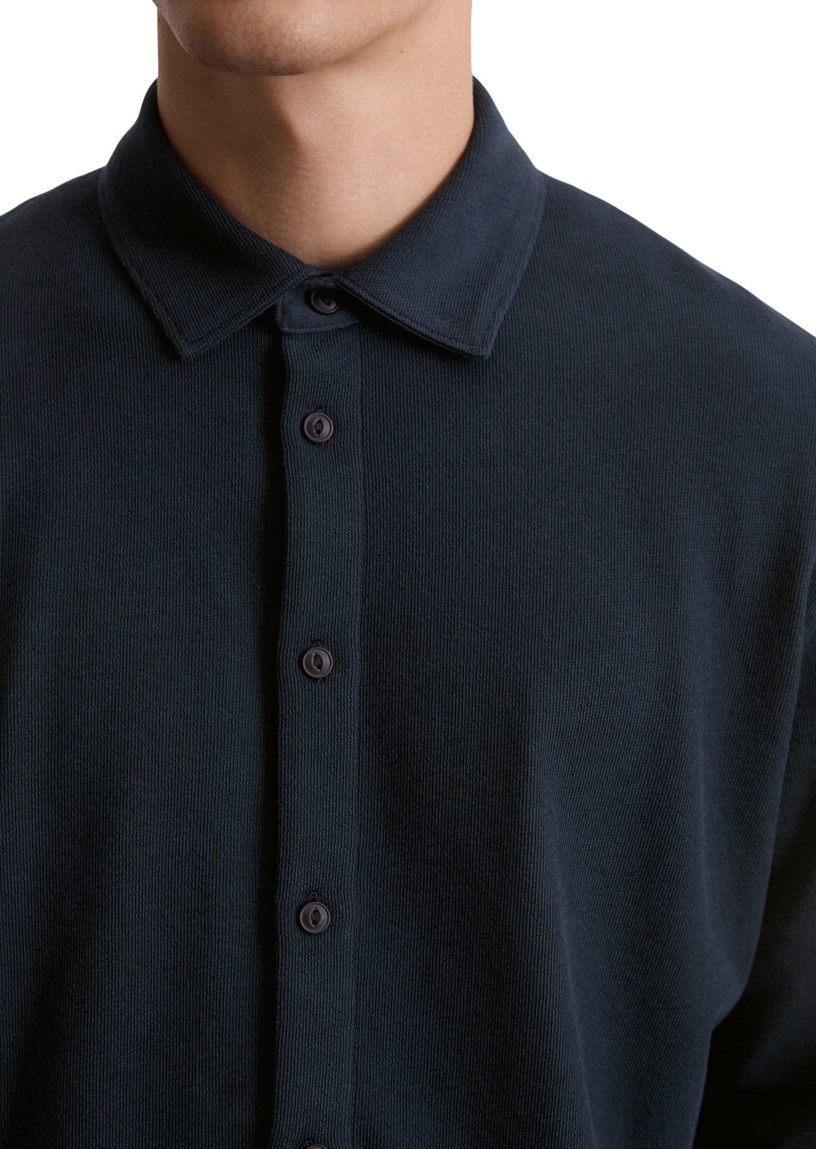 Marc O'Polo Blusenshirt aus reiner Bio-Baumwolle