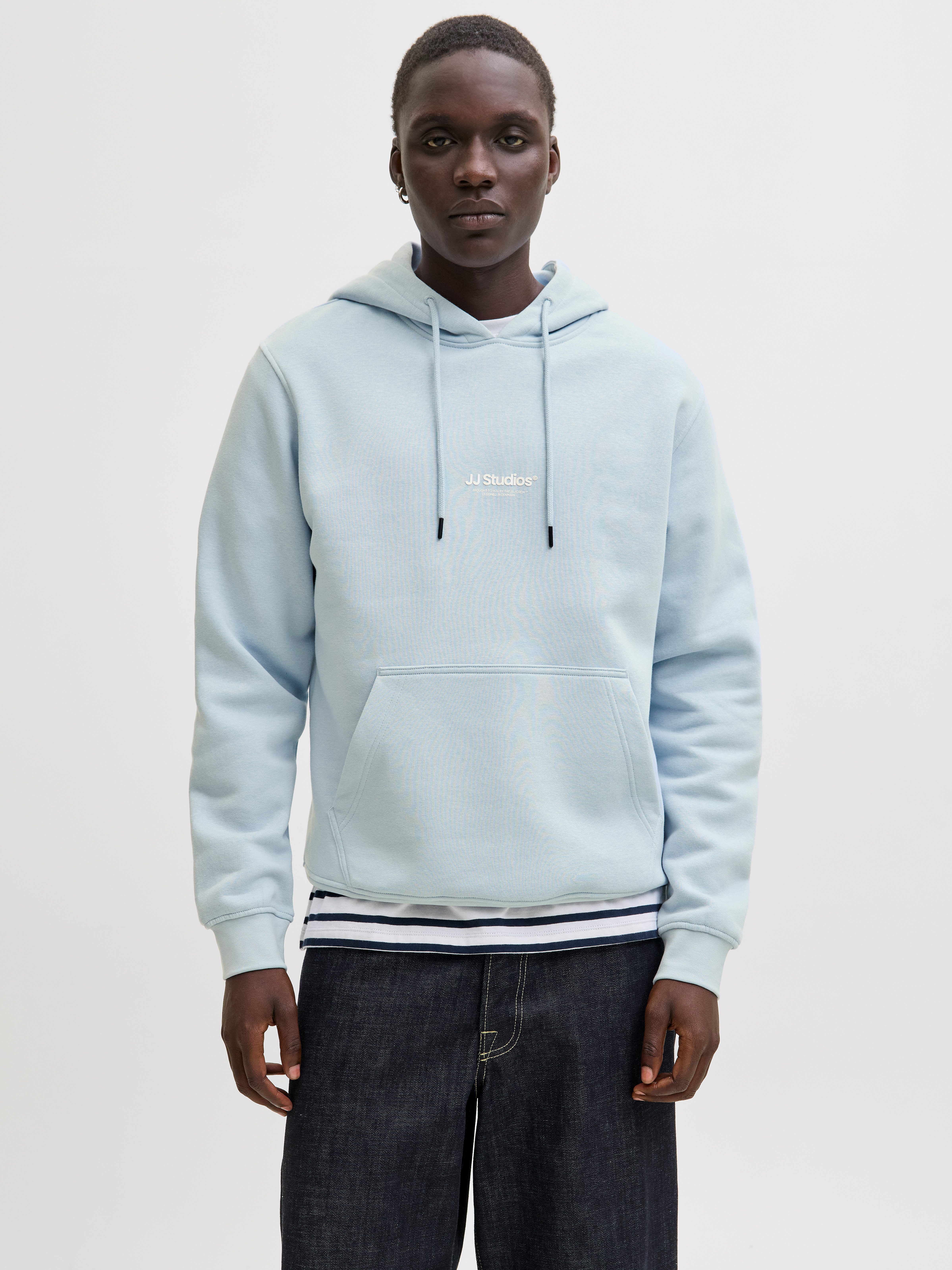 Jack & Jones Kapuzensweatshirt JJESOHO SWEAT HOOD NOOS Baumwollmischung, relaxed fit