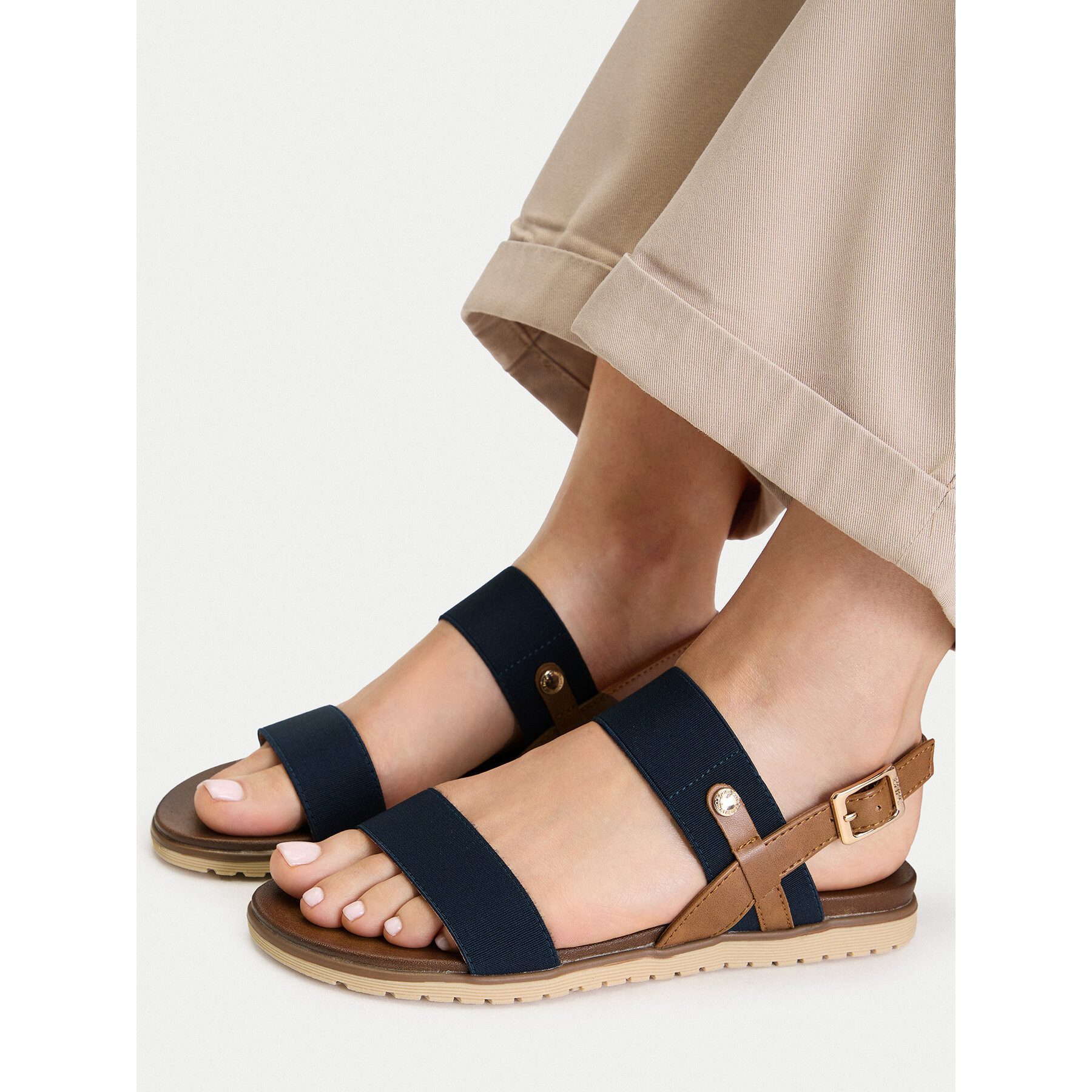 BEVERLY HILLS POLO CLUB Marineblaue Damensandalen von Beverly Hills Polo Club Sandale