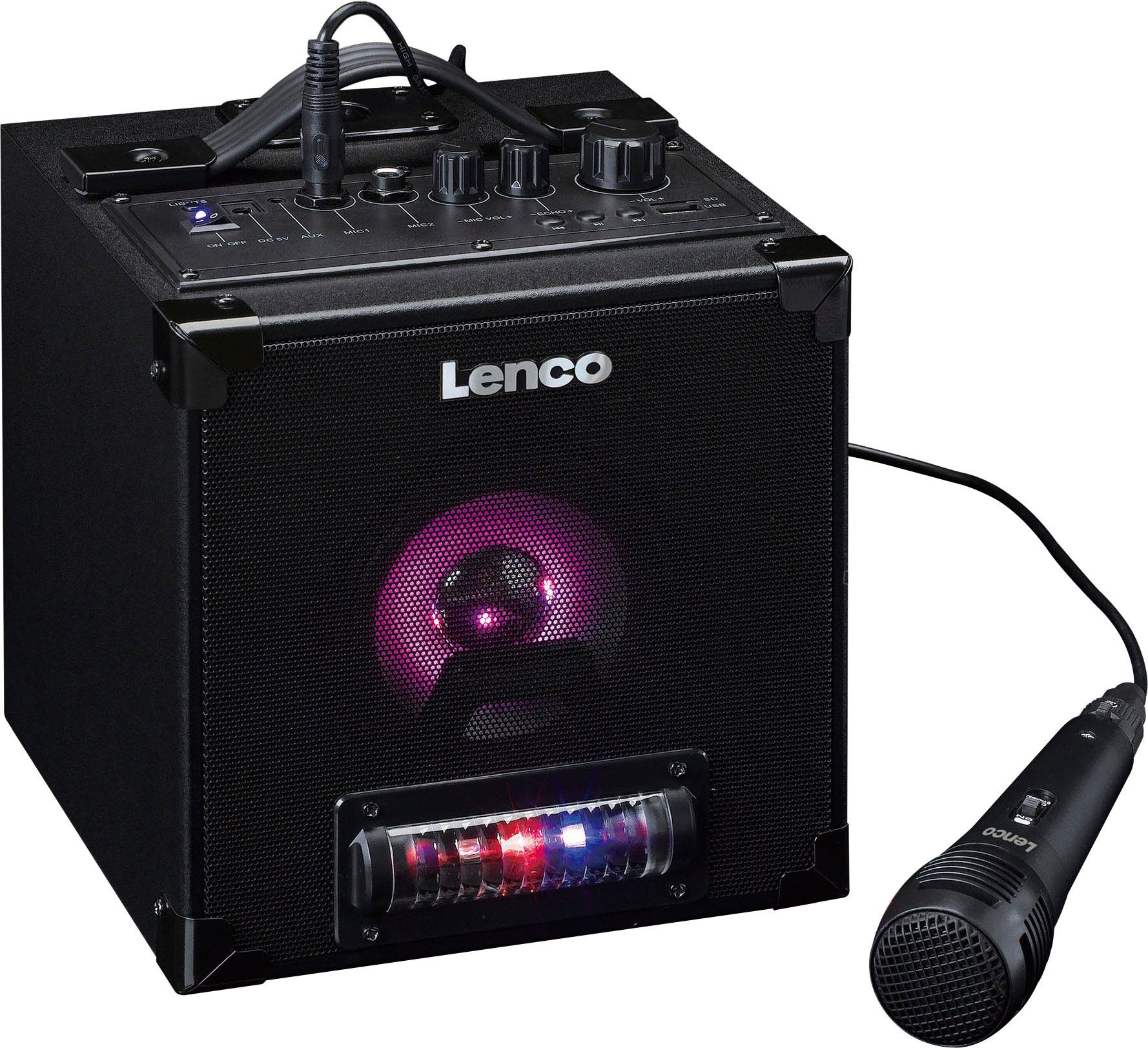 8 Lenco Bluetooth-Lautsprecher (Bluetooth, BTC-070BK 1.0 W)