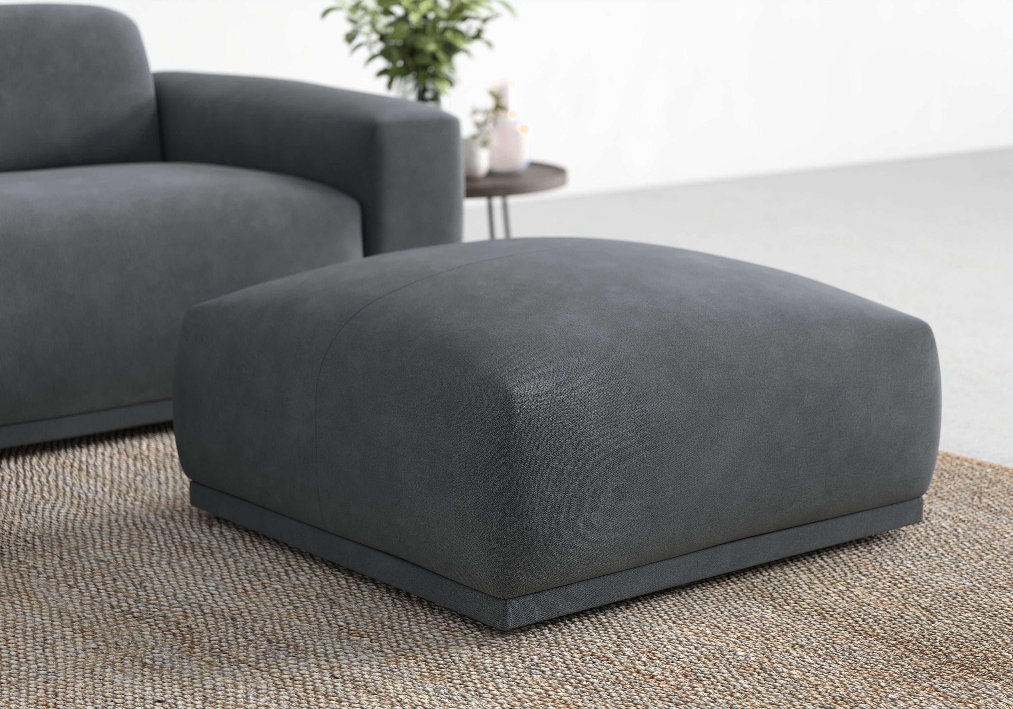 TRENDMANUFAKTUR Hocker Braga, mit hochwertigem Kaltschaum, günstig online kaufen