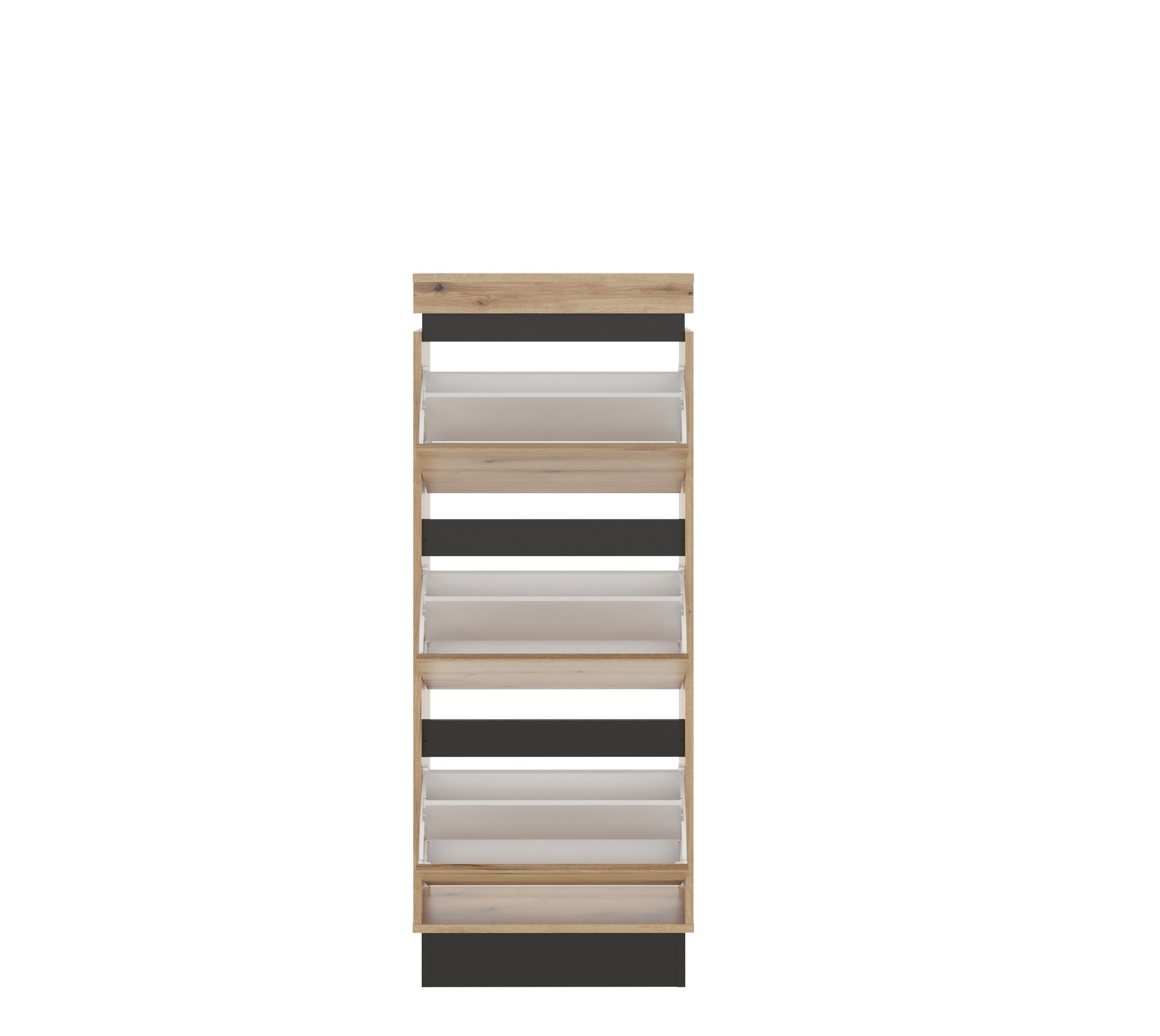 freiraum Schuhkipper CORTE, in Coast Evoke Eiche - 53,8x136,3x29cm (BxHxT)