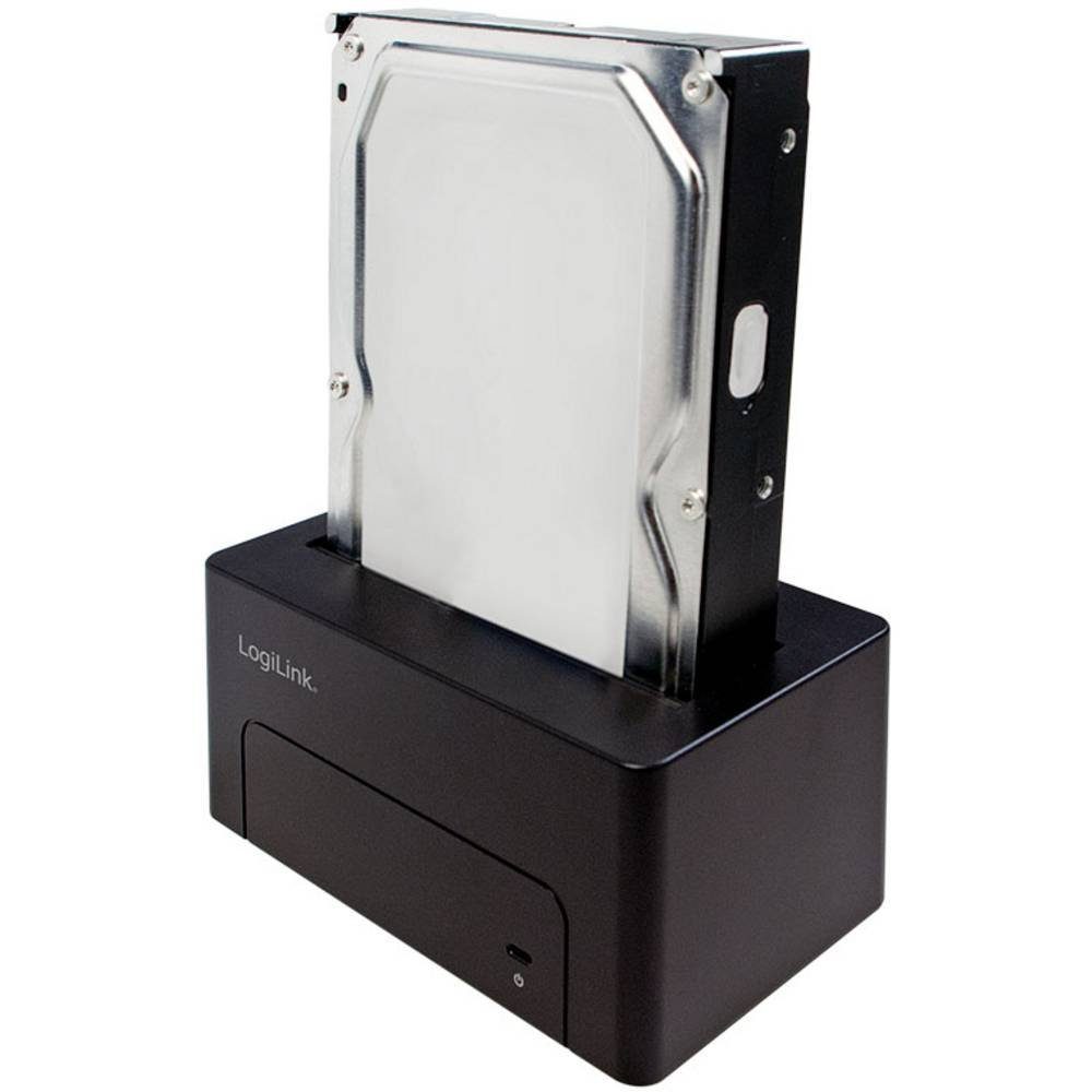 LogiLink Festplatten-Dockingstation Quickport USB 3.1 Gen2 für 2.5″ + 3.5″ SATA HDD/SSD QP0027