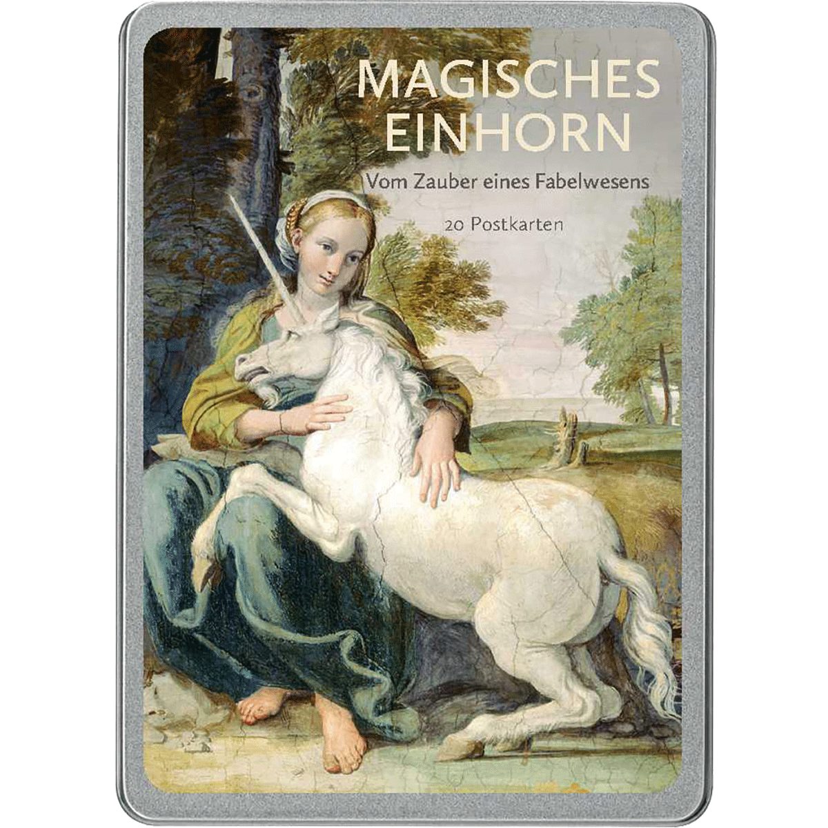 Grußkarte Magisches Einhorn, 20 Postkarten