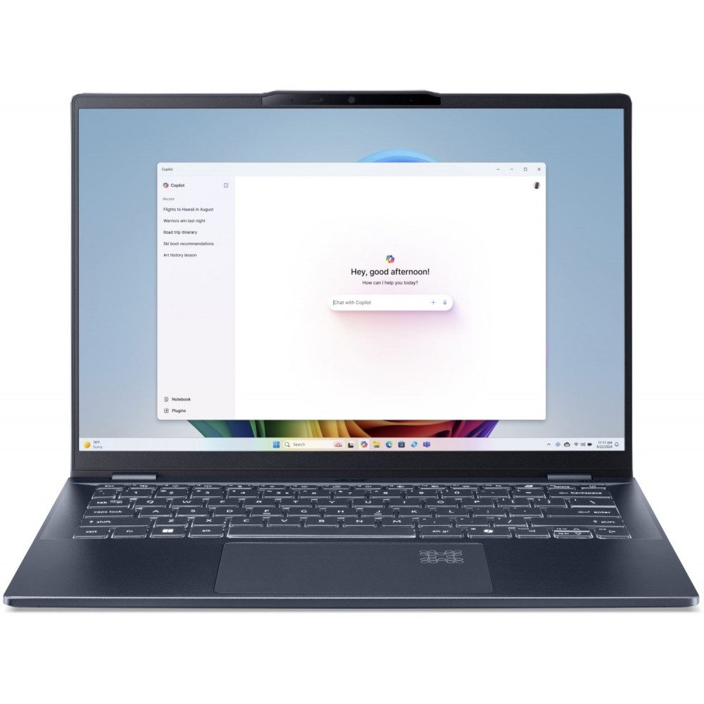 Acer Swift 14 AI Notebook - 14 Zoll, Steam Blue. Ultrabook