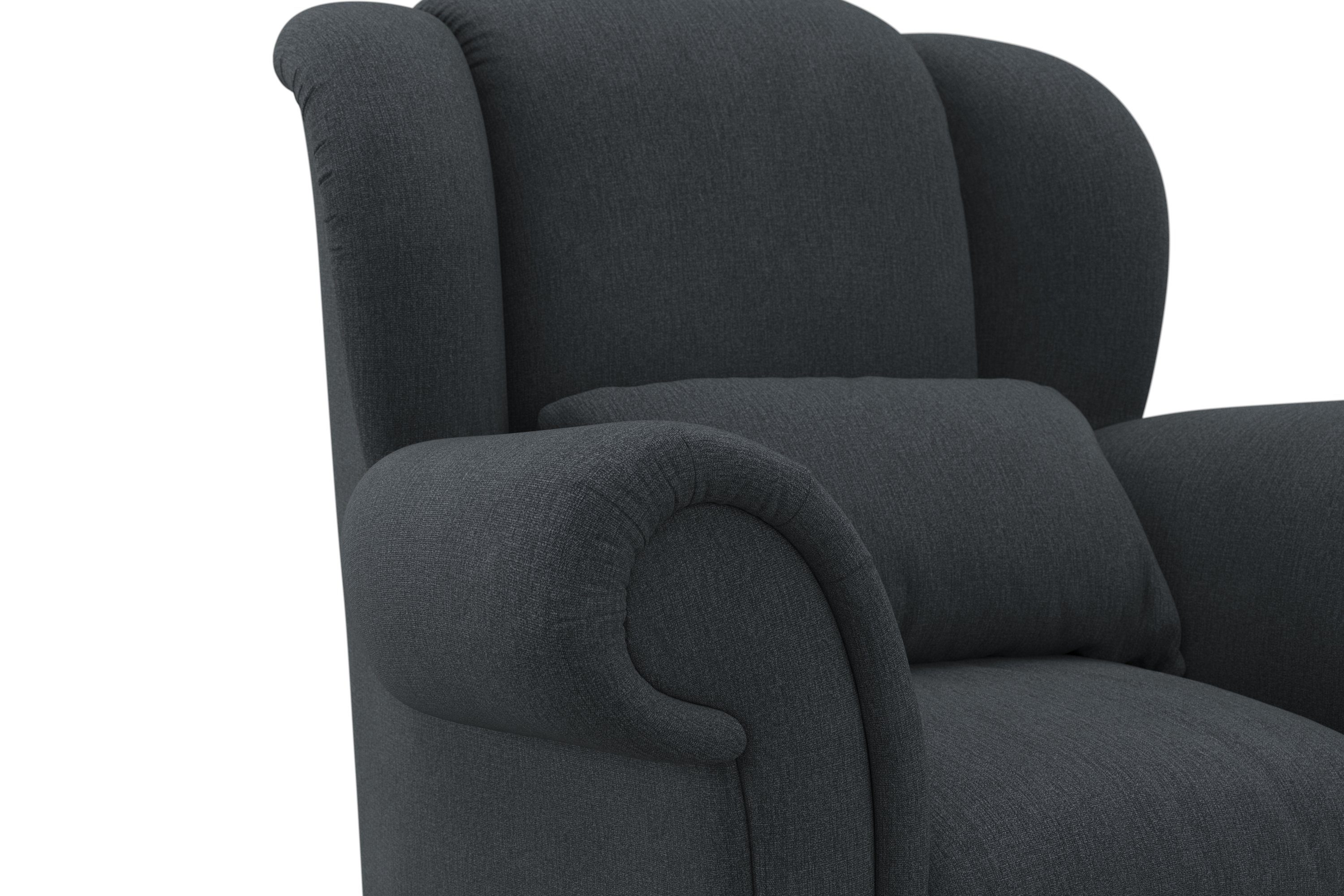Ohrenseesel Home Sitzkomfort Design (1-St), zeitlosem und Queenie Ohrensessel mit affaire weichem softem,