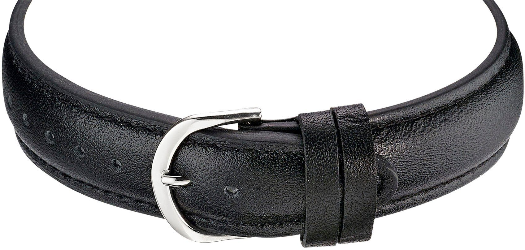 MASTER TIME Funkuhr Spechende Funkuhr MTGA-10811-85L, Armbanduhr, Quarzuhr, Herrenuhr, Datum, digital, Lederarmband