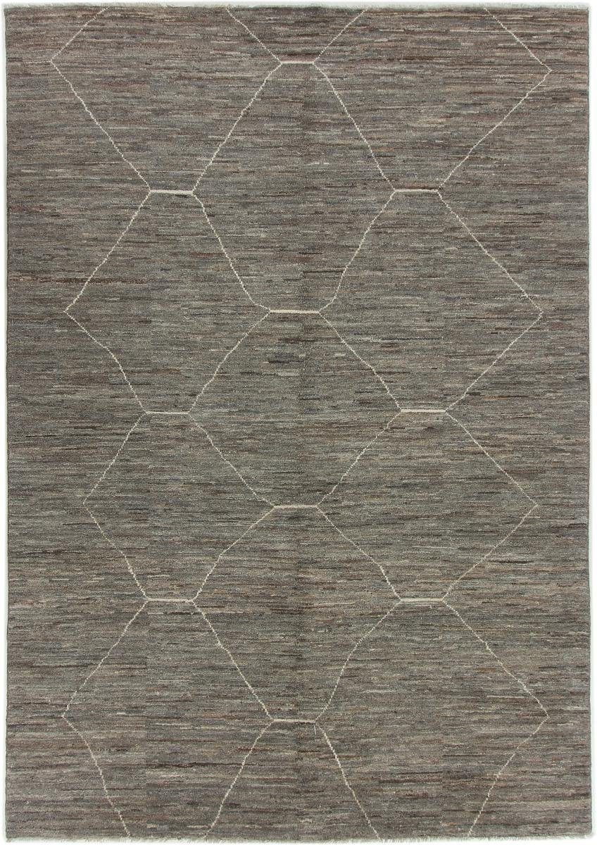 Orientteppich Berber Maroccan 207x296 Handgeknüpfter Moderner Orientteppich, Nain Trading, rechteckig, Höhe: 20 mm