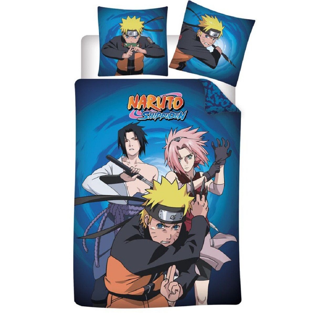 Naruto Kinderbettwäsche Bettwäsche-Set 140x200 cm – günstig online kaufen