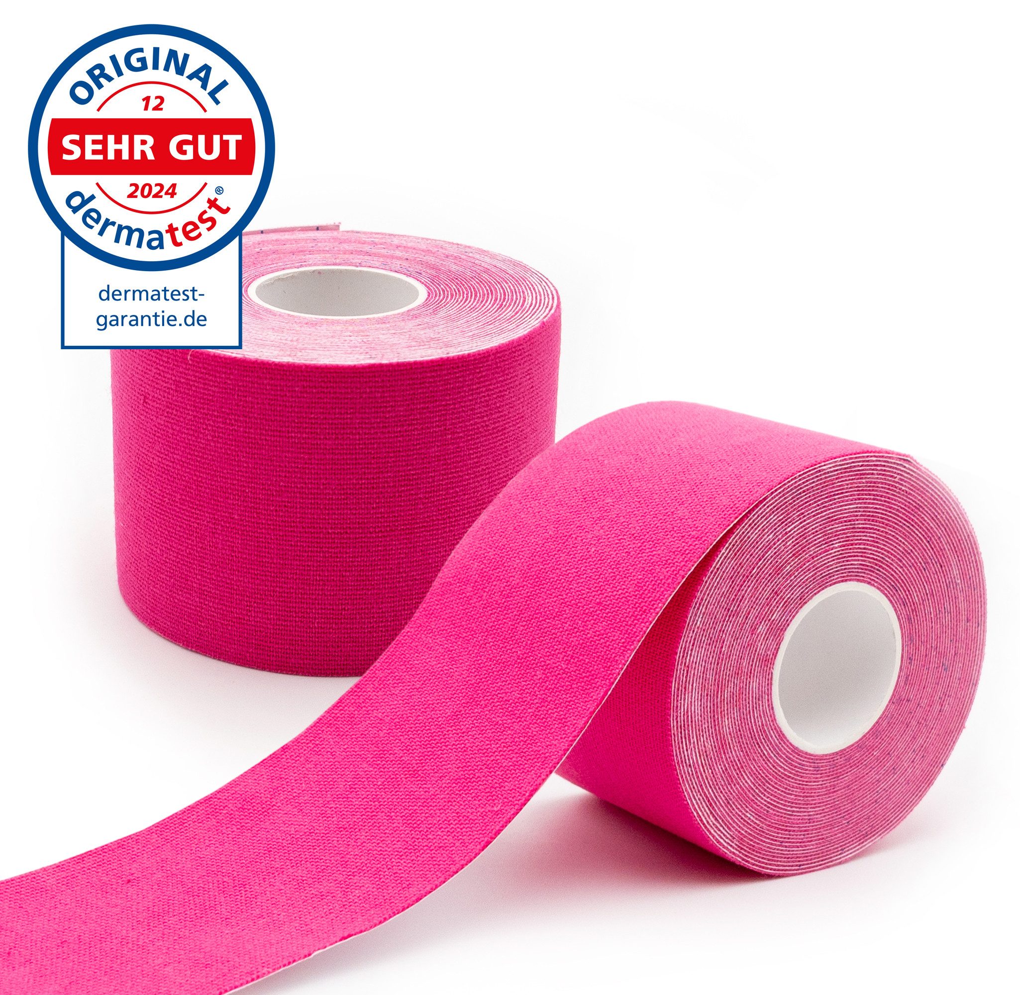 Axion Kinesiologie-Tape Kinesio-Tape - Wasserfestes Tape, verschiedene Farben, je 500 x 5 cm (Set, 2-St) MEDIZINPRODUKT, Sporttape Bandage