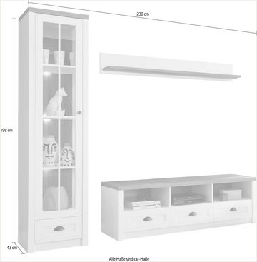 Home affaire Wohnwand Beauvais, (3-St)