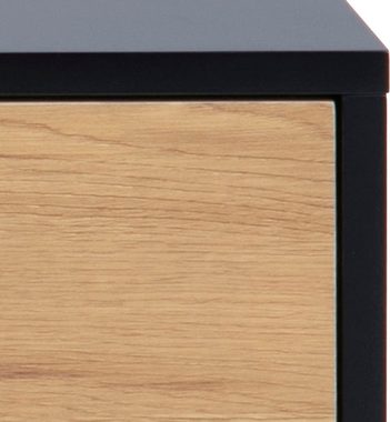 ACTONA GROUP TV-Schrank 1 Schublade, 1 offenem Fach und 2 geschlossenen Fächern, Breite 140 cm