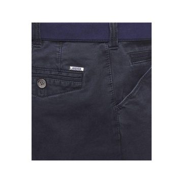 MEYER Stoffhose blau regular (1-tlg)