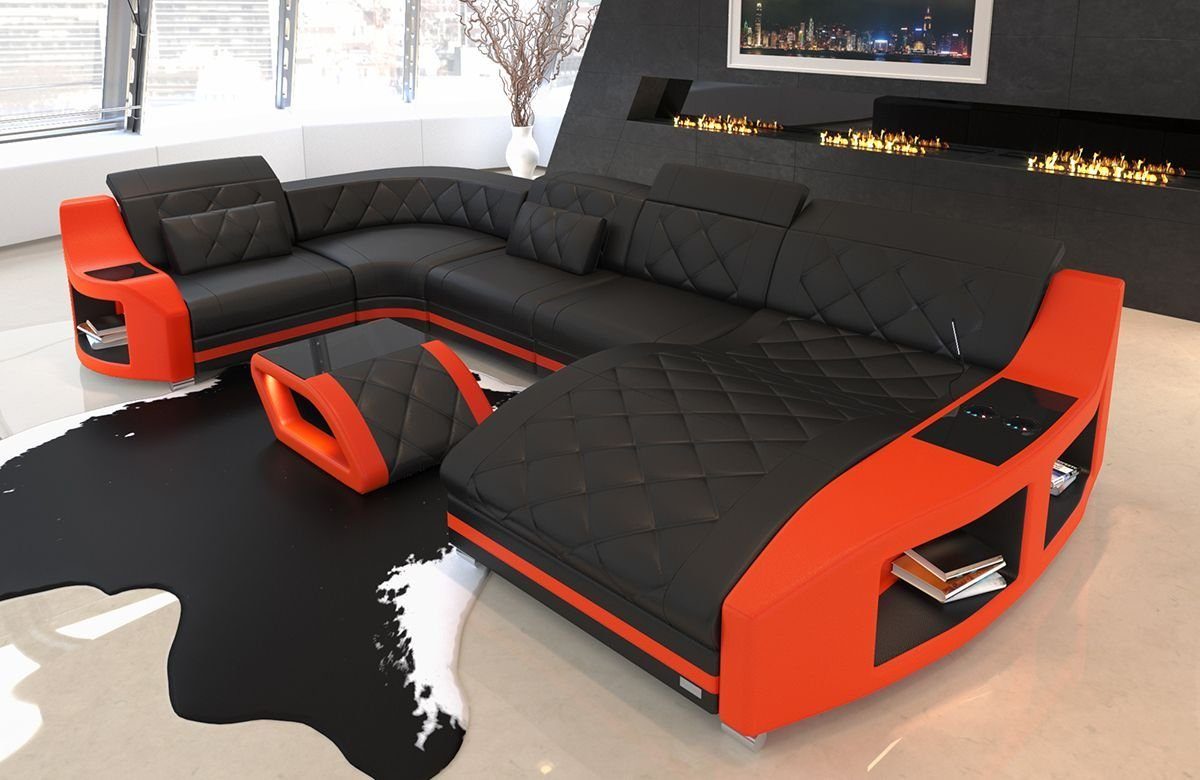 Sofa Dreams Wohnlandschaft Sofa Leder Swing günstig online kaufen