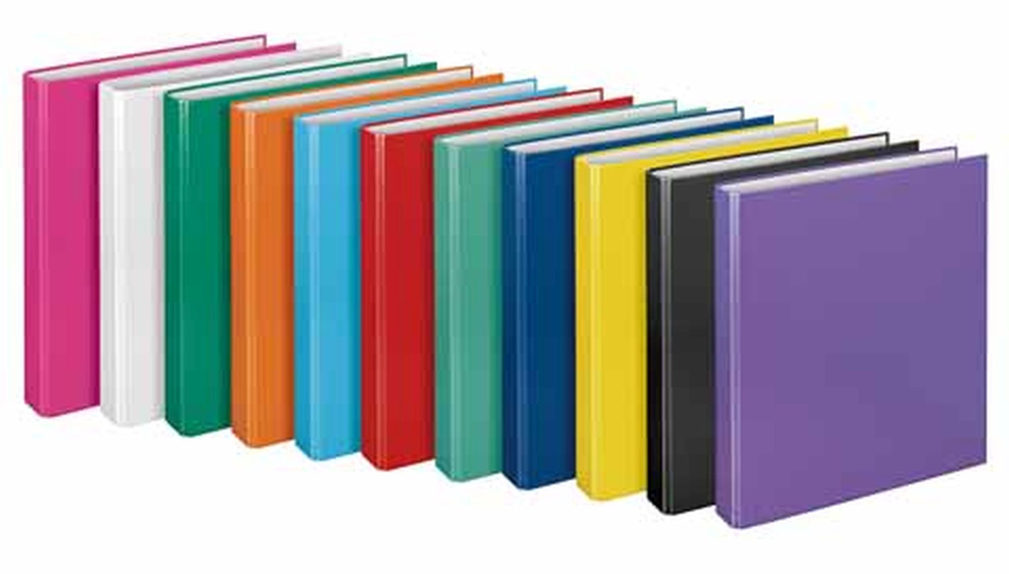 VELOFLEX Ringbuchmappe VeloflexRingbuch A4 Basic schwarz 4-D-Ring-Mechanik 25 mm