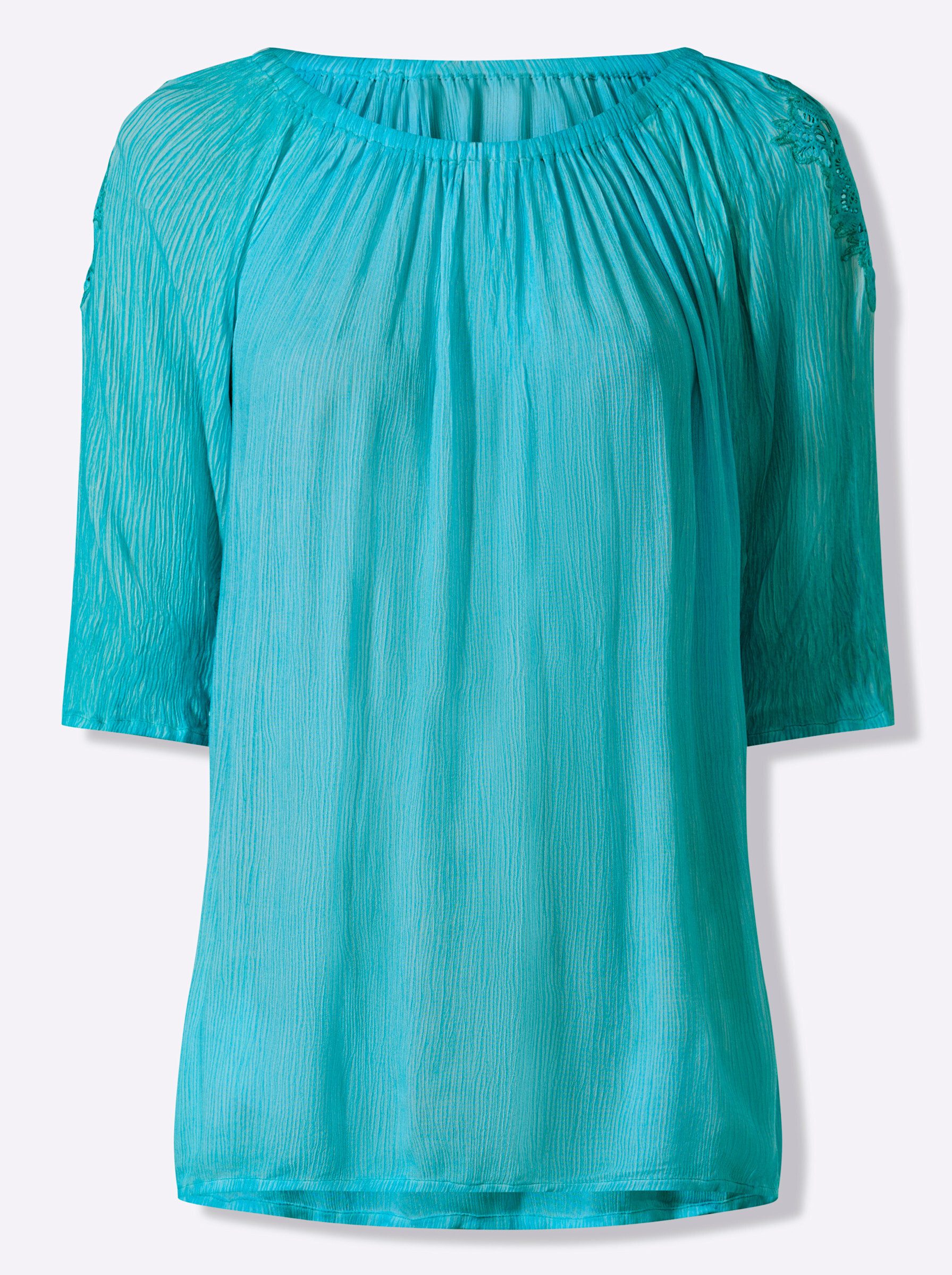 Klassische Bluse Bluse 3/4-Arm