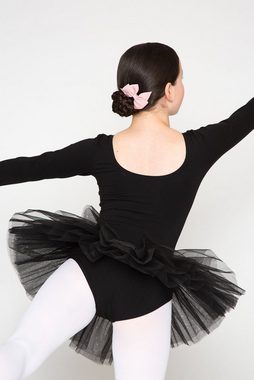 tanzmuster Tüllkleid Ballett Tutu Alea mit langem Arm Ballettkleid mit Tüllrock für Mädchen