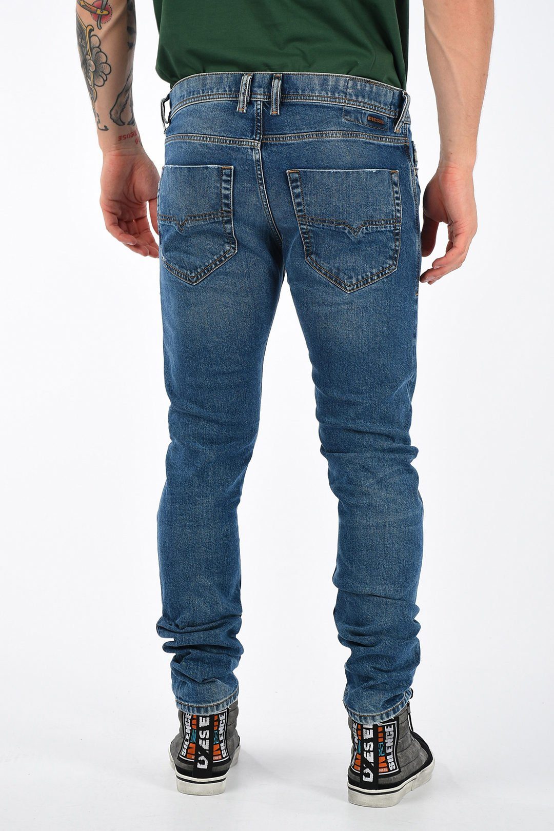 Diesel Slim-fit-Jeans Diesel Länge: Stretch 32 5-Pocket 084XT Tepphar Herren Waist, Regular Jeans Anteil, mit Style