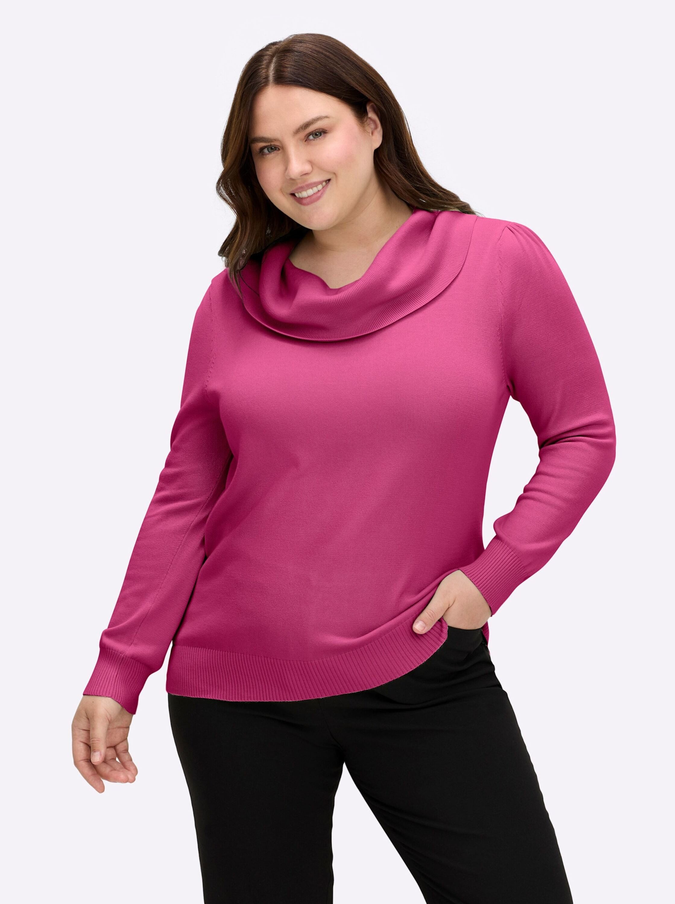 Witt Strickpullover Pullover Langarm Materialmix