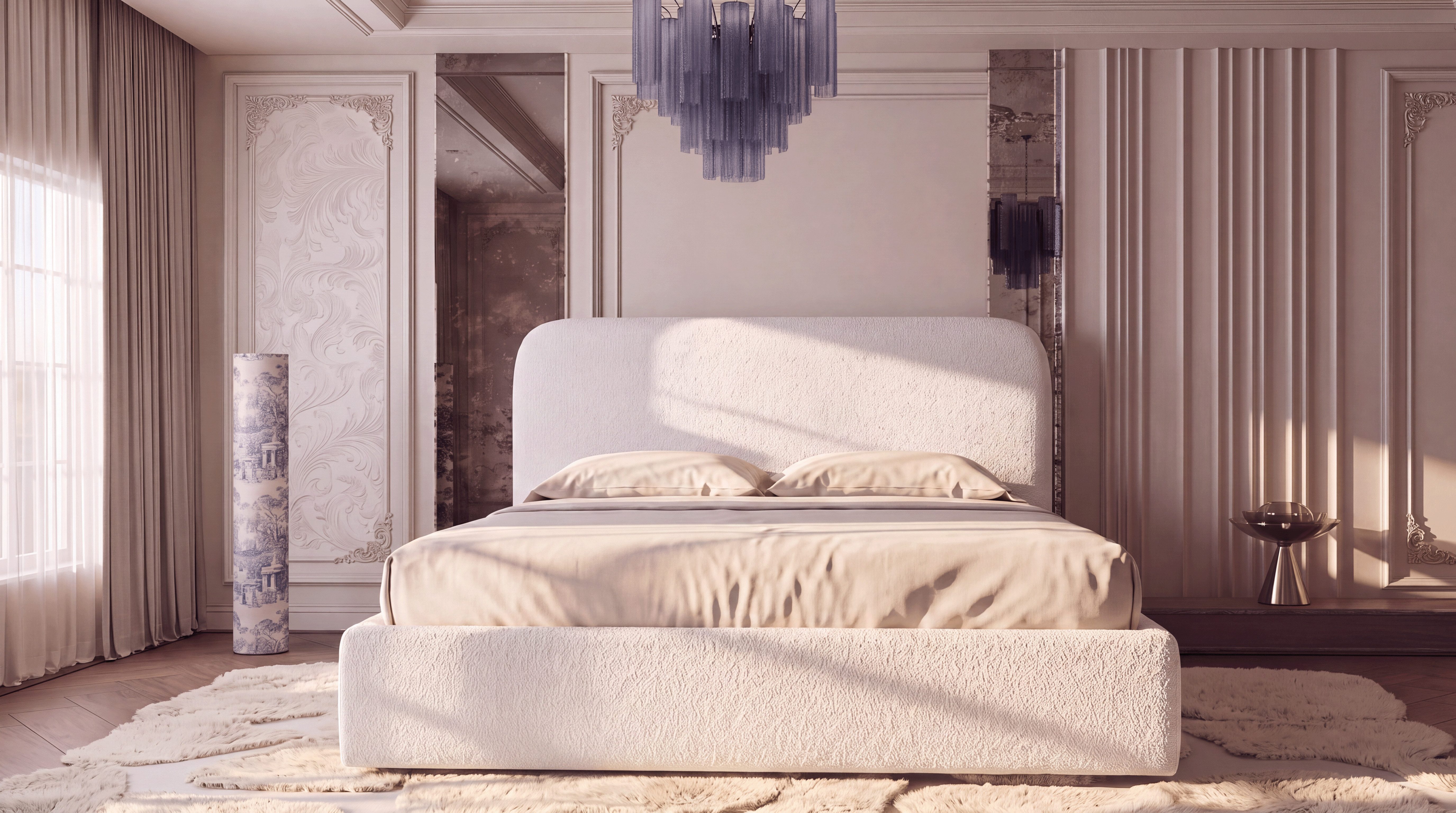 thematys Polsterbett mit Bettkasten, CLOUD 140x200 160x200 180x200 200x200cm (Kopfteil im Oversize-Look und Stauraum – weich, modern und pflegeleicht), Inklusive Lattenrost), hochwertiger Bezug