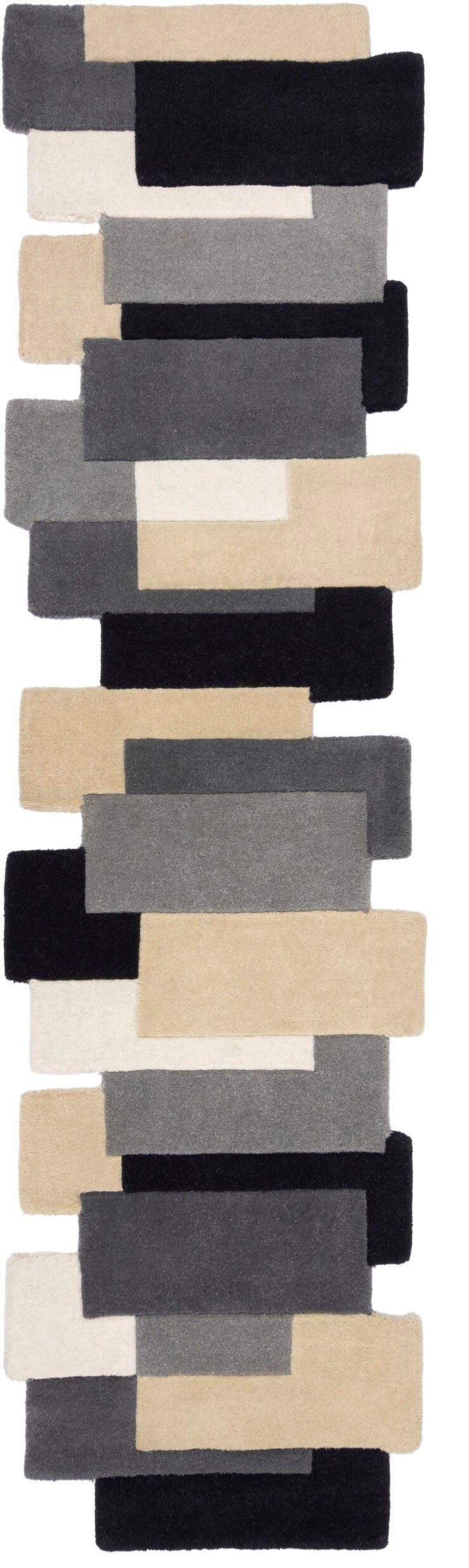 FLAIR RUGS Läufer Abstract Collage, rechteckig, günstig online kaufen