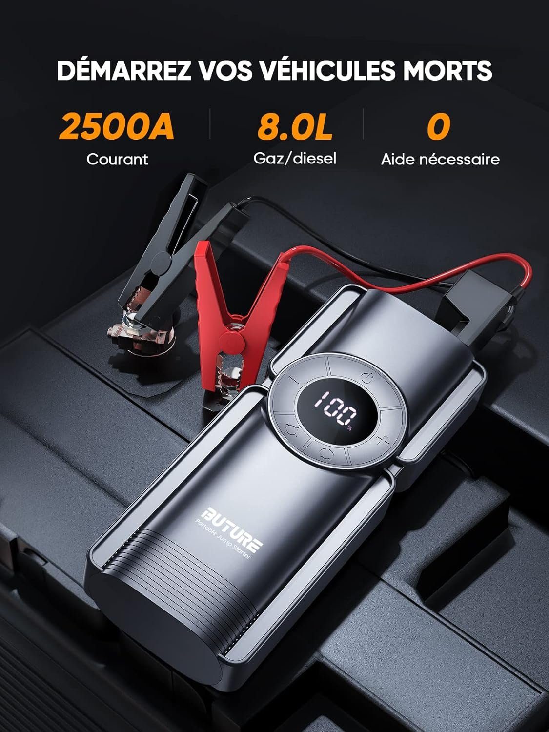 Baseus 2 In 1 Auto Starthilfe Power Bank Mit Luft Kompressor Reifen Pumpe  Notfall Batterie Ladegerät Auto Booster Ausgangs gerät