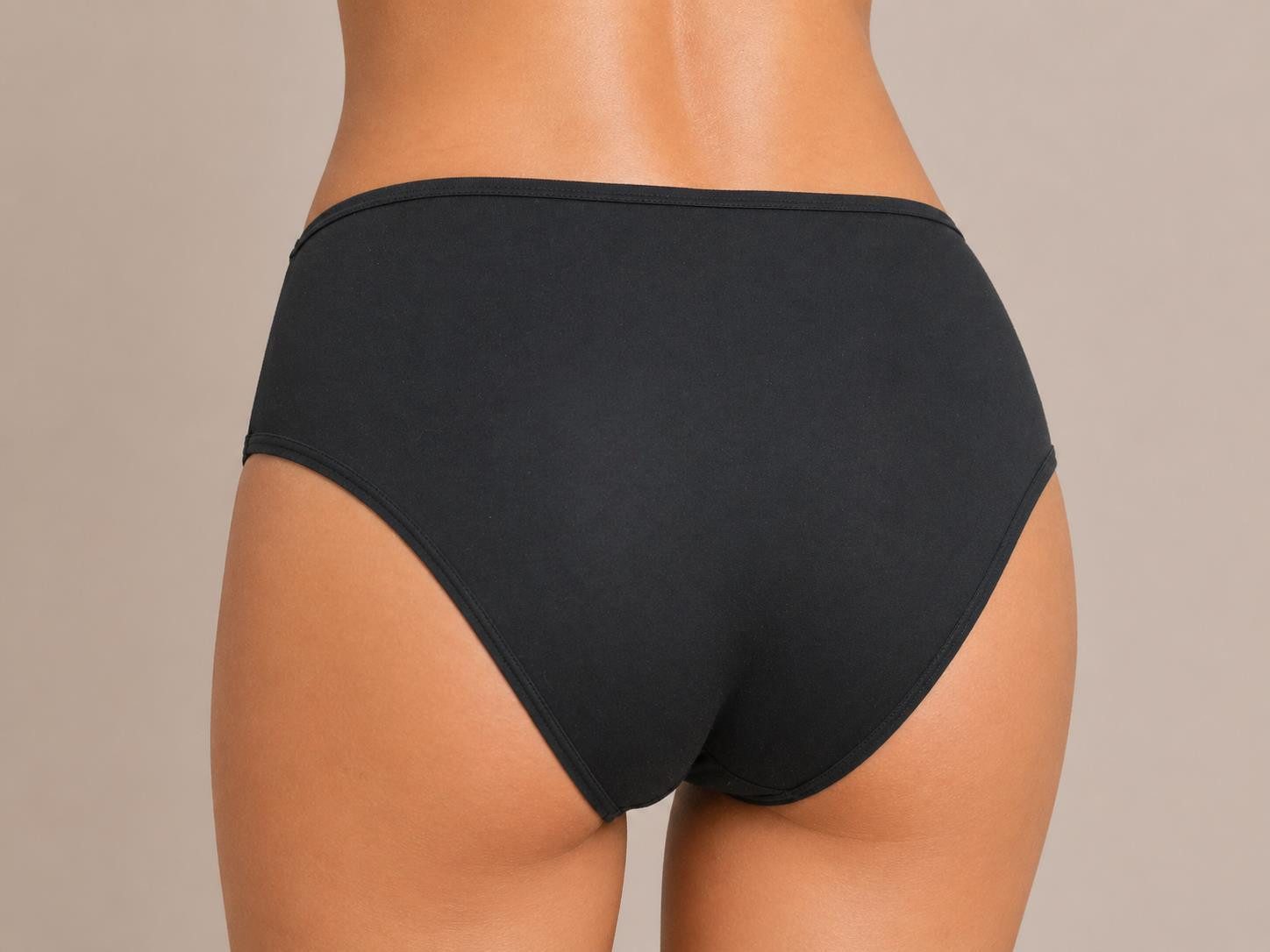 EloModa Taillenslip Damen Slips 6er Pack mit Spitze, elastisch & bequem, 95% Polyamid (6-St) 6er Pack Spitzenslips, hoher Bund, weich & elastisch