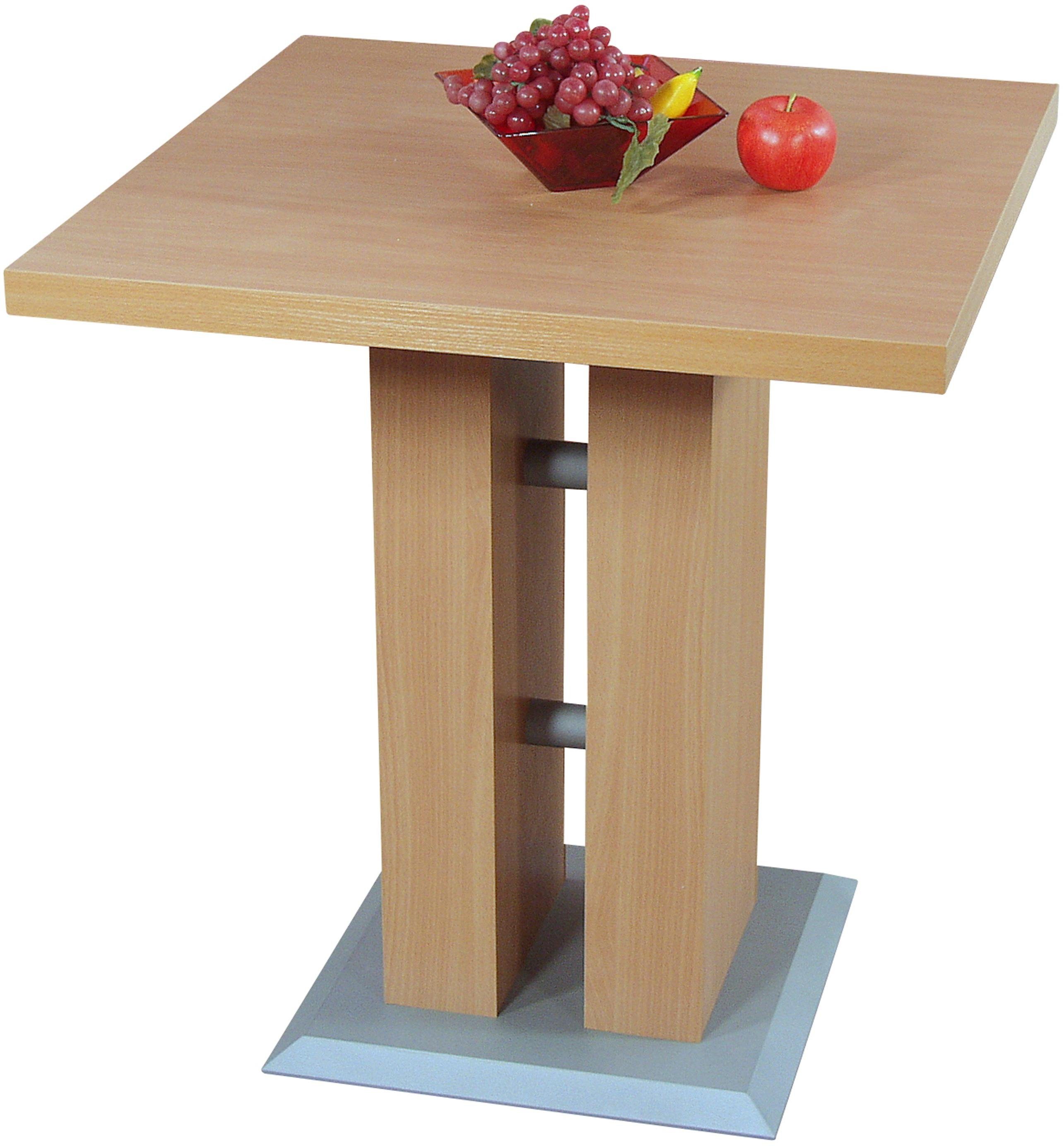 Saulen Esstisch Luxor Breite 70 Cm Tischplatte Fest Montiert Online Kaufen Otto