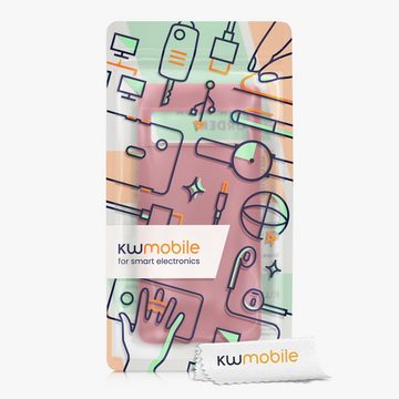 kwmobile Handyhülle Hülle für Google Pixel 7 Pro, Hülle Silikon - Soft Handyhülle - Handy Case Cover - Dark Rose