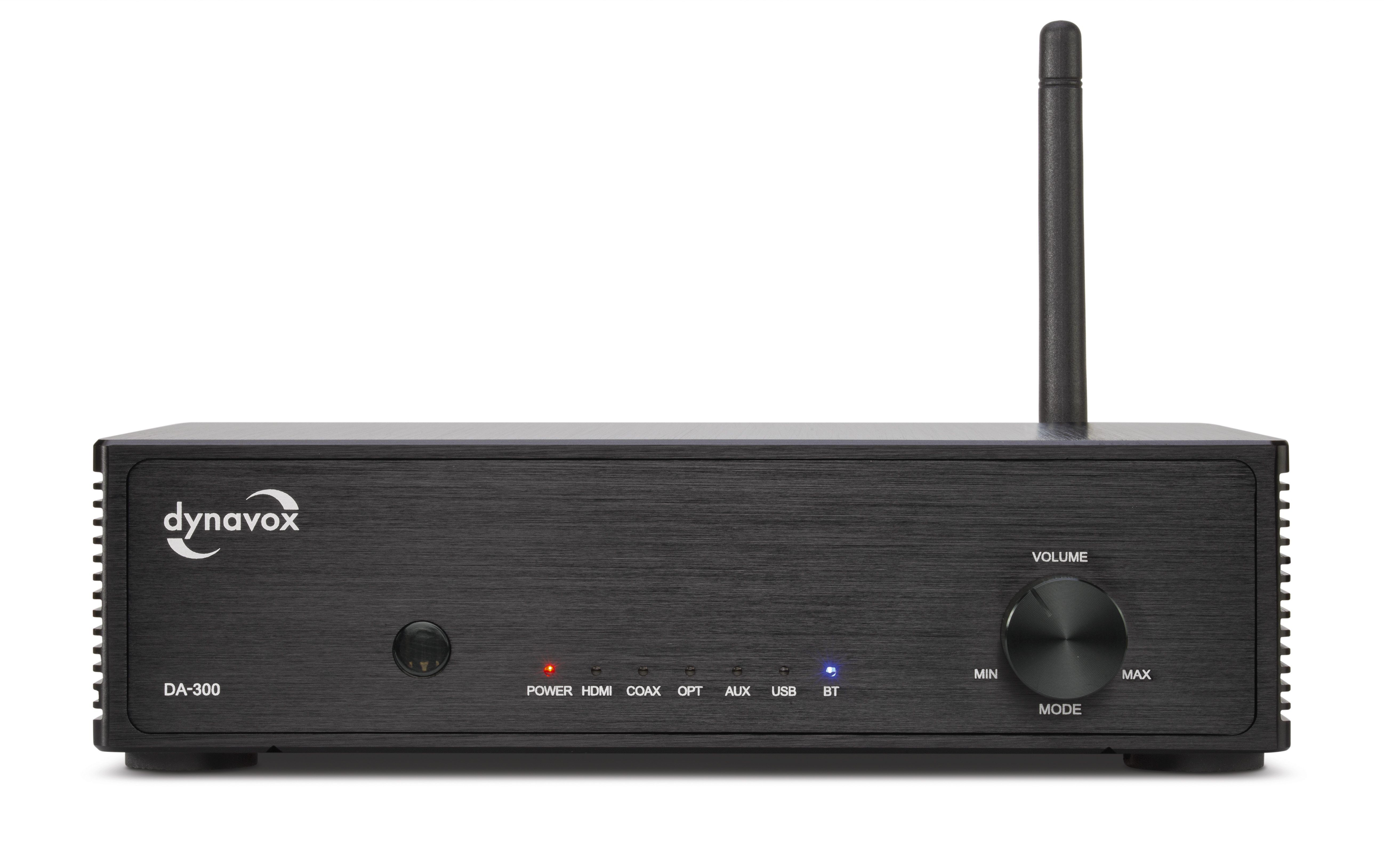 Dynavox DA-300 Audioverstärker (Anzahl Kanäle: 2-Kanal, Stereo-Digitalverstärker, HDMI ARC, Aluminiumgehäuse, TV & Streaming)