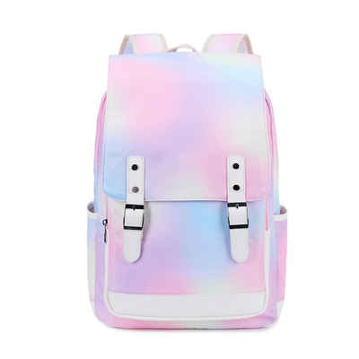 TAN.TOMI Kinderrucksack Kinderrucksack Mädchen, Niedlich Regenbogen Wasserabweisend, Leichter Schulrucksack für Mädchen, Kinder-Schulranzen-Rucksack