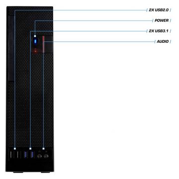 Kiebel CAD PC Smart 12 Business-PC (Intel Core i5 Intel Core i5-12400F, Quadro T1000, 16 GB RAM, 500 GB SSD, Luftkühlung)