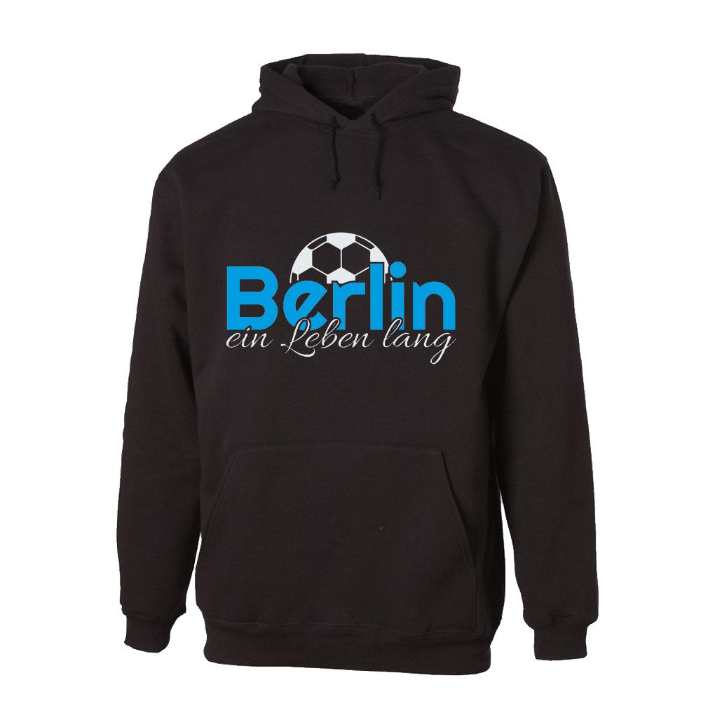 G-graphics Hoodie Berlin ein Leben lang (blau) ja