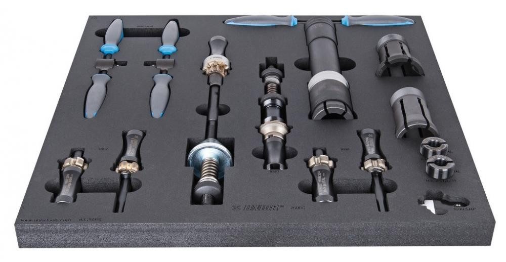 Unior Fahrradwerkzeugset Unior Werkzeugset SOS Rahmenaufbereitung 19-teilig, SET3-2600C