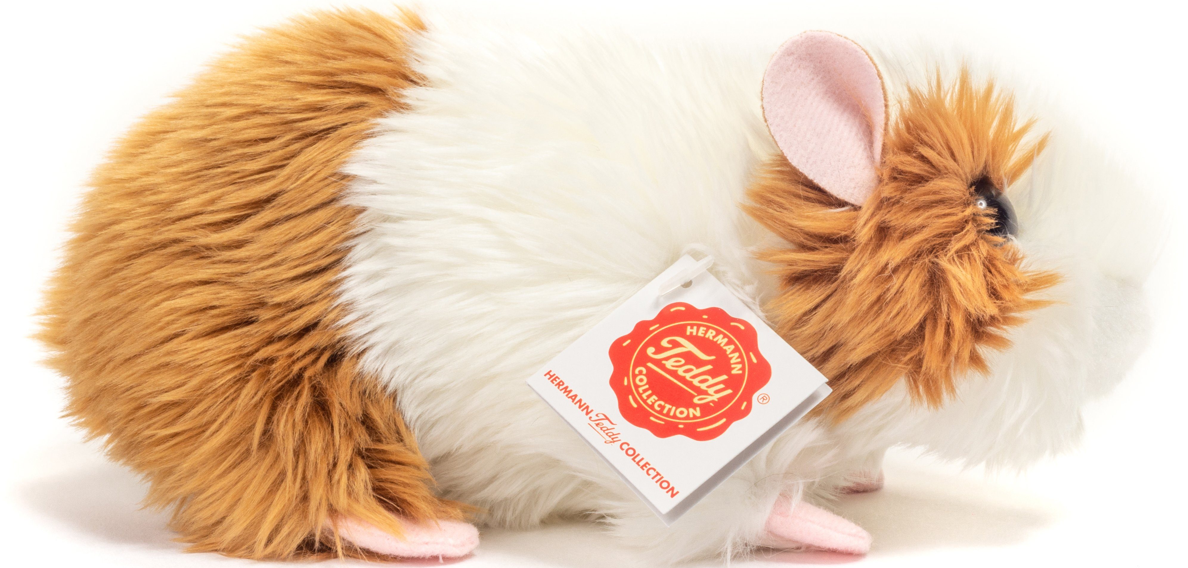 Teddy Hermann® Kuscheltier Meerschweinchen gold/weiß