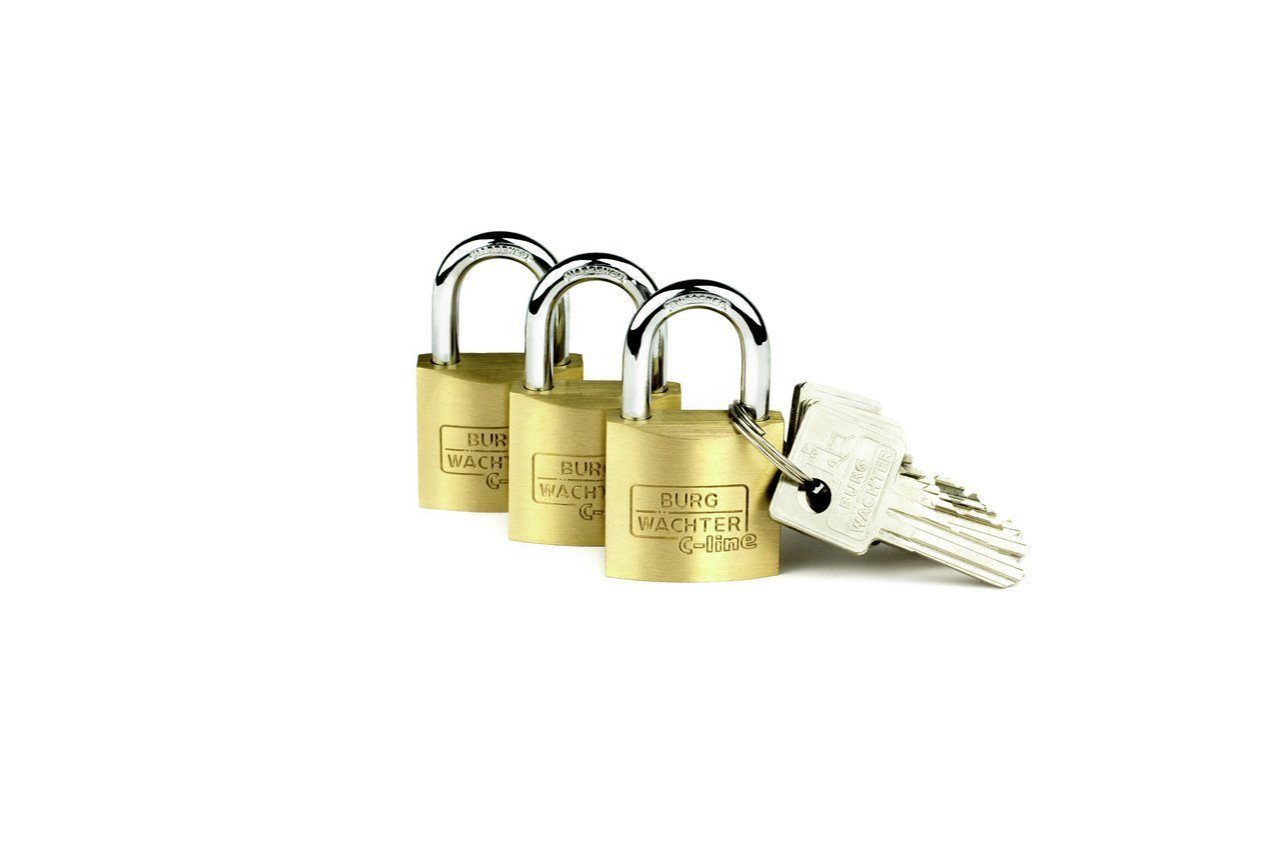 Burg Wächter Vorhängeschloss Burg Wächter Vorhängeschloss Trio 222 30 C-Line