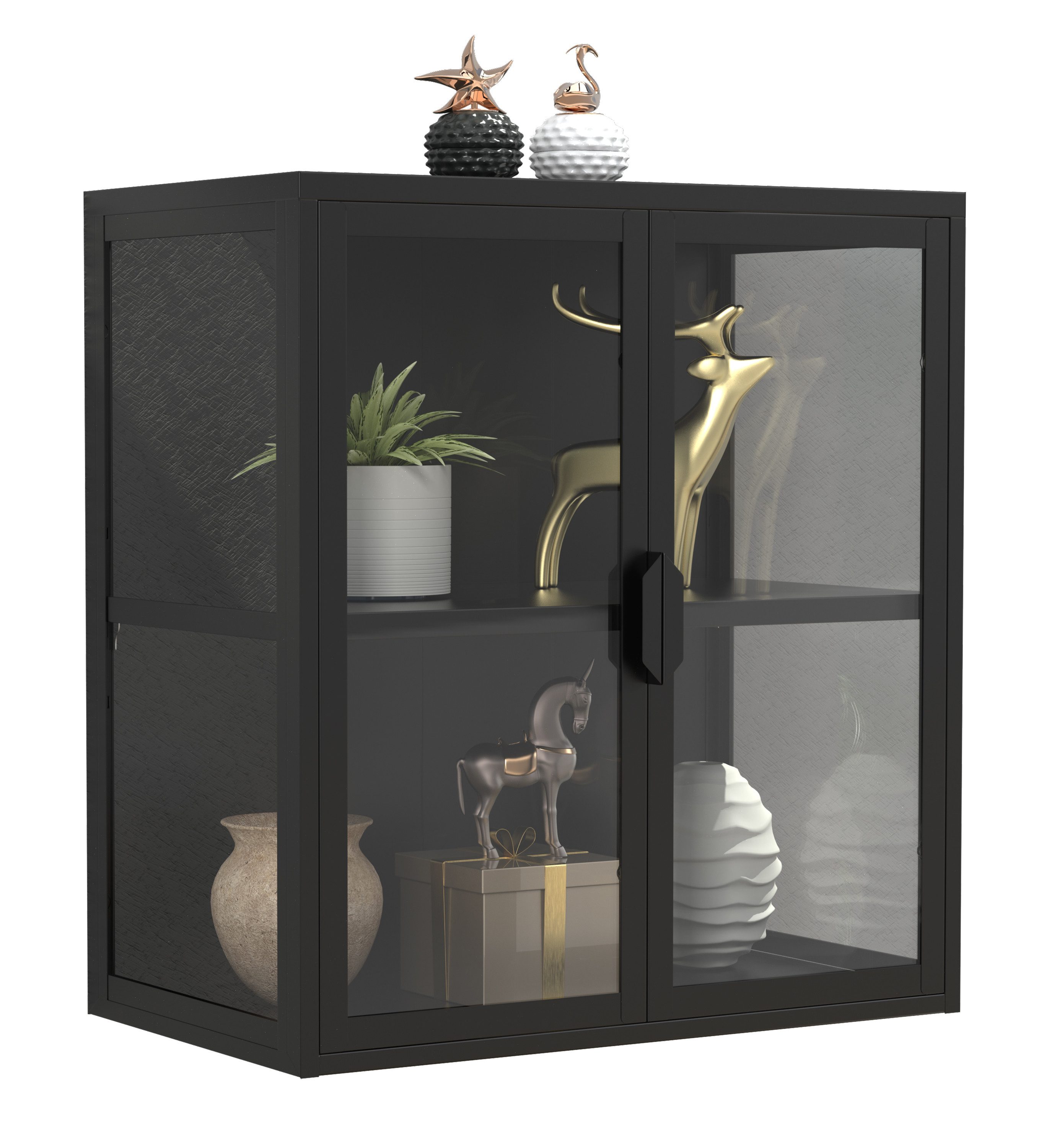 VCM Hängevitrine Stahl Wandvitrine Hängevitrine Vitrine günstig online kaufen