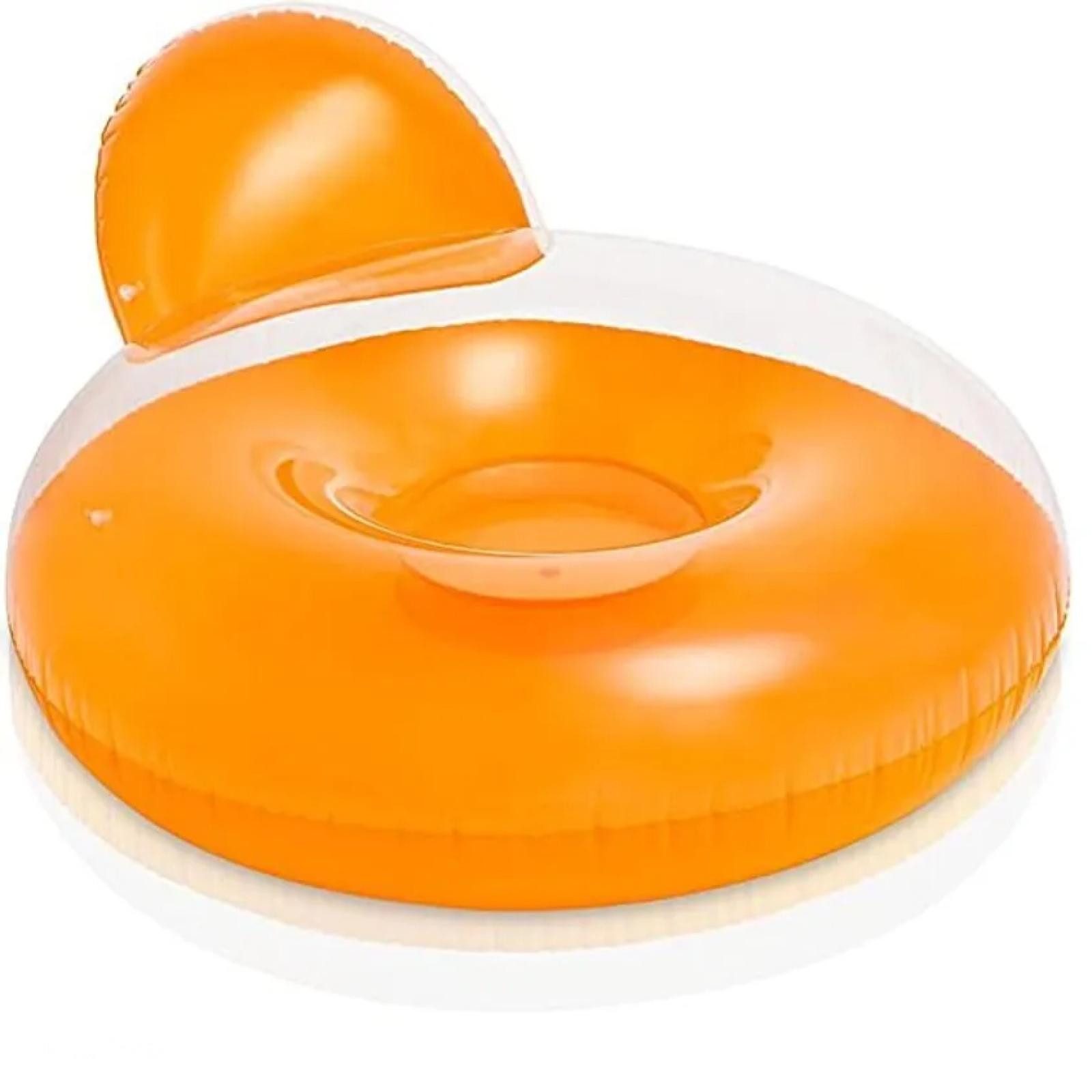 Intex Luftmatratze Intex aufblasbare Kissen Lounge - Farbe: Orange