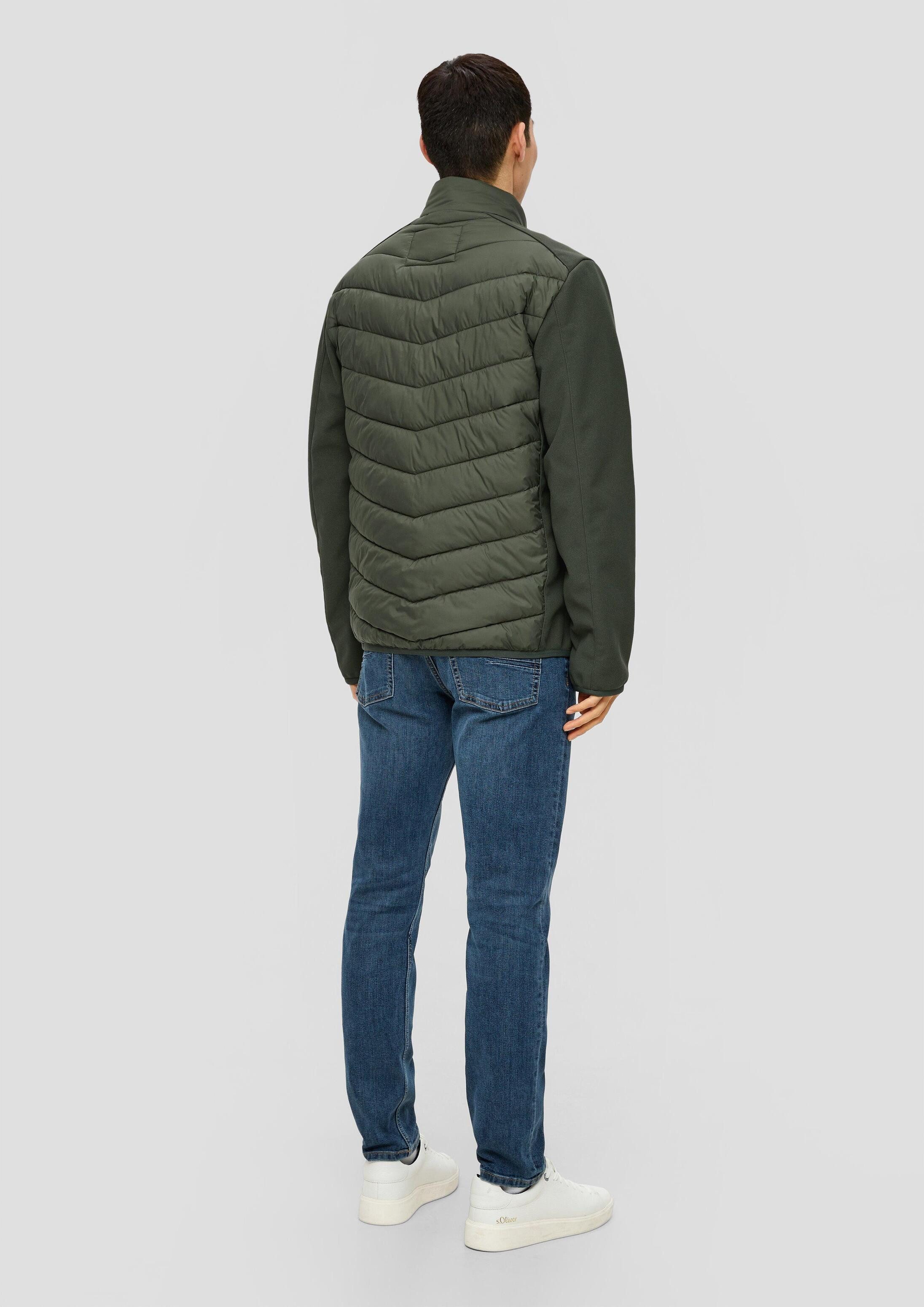 s.Oliver Funktionsjacke Outdoor-Jacke Softshelljacke mit Kontrastdetails