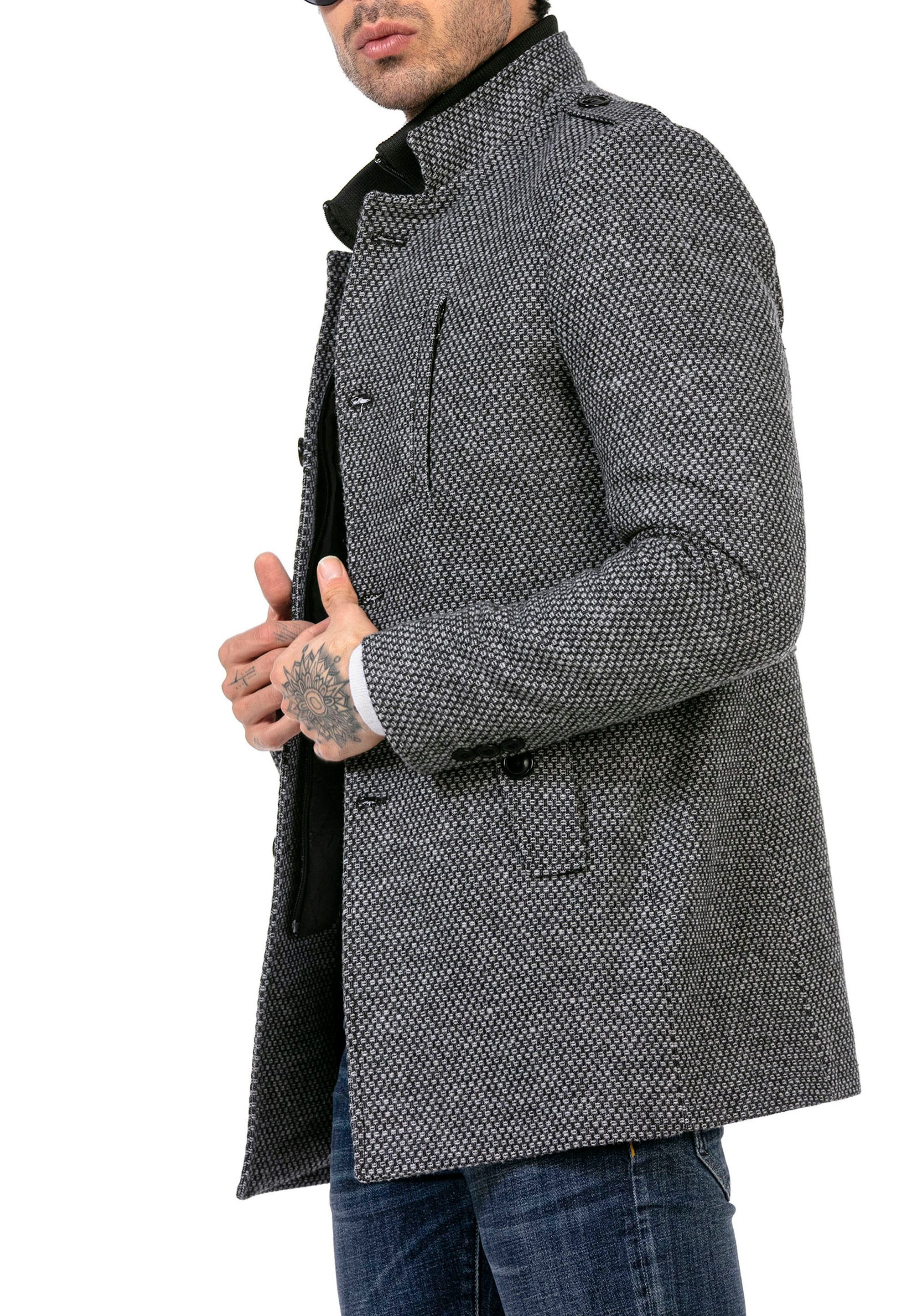 RedBridge Kurzmantel mit abnehmbarer Weste Wärmend und elegant Abnehmbare Weste