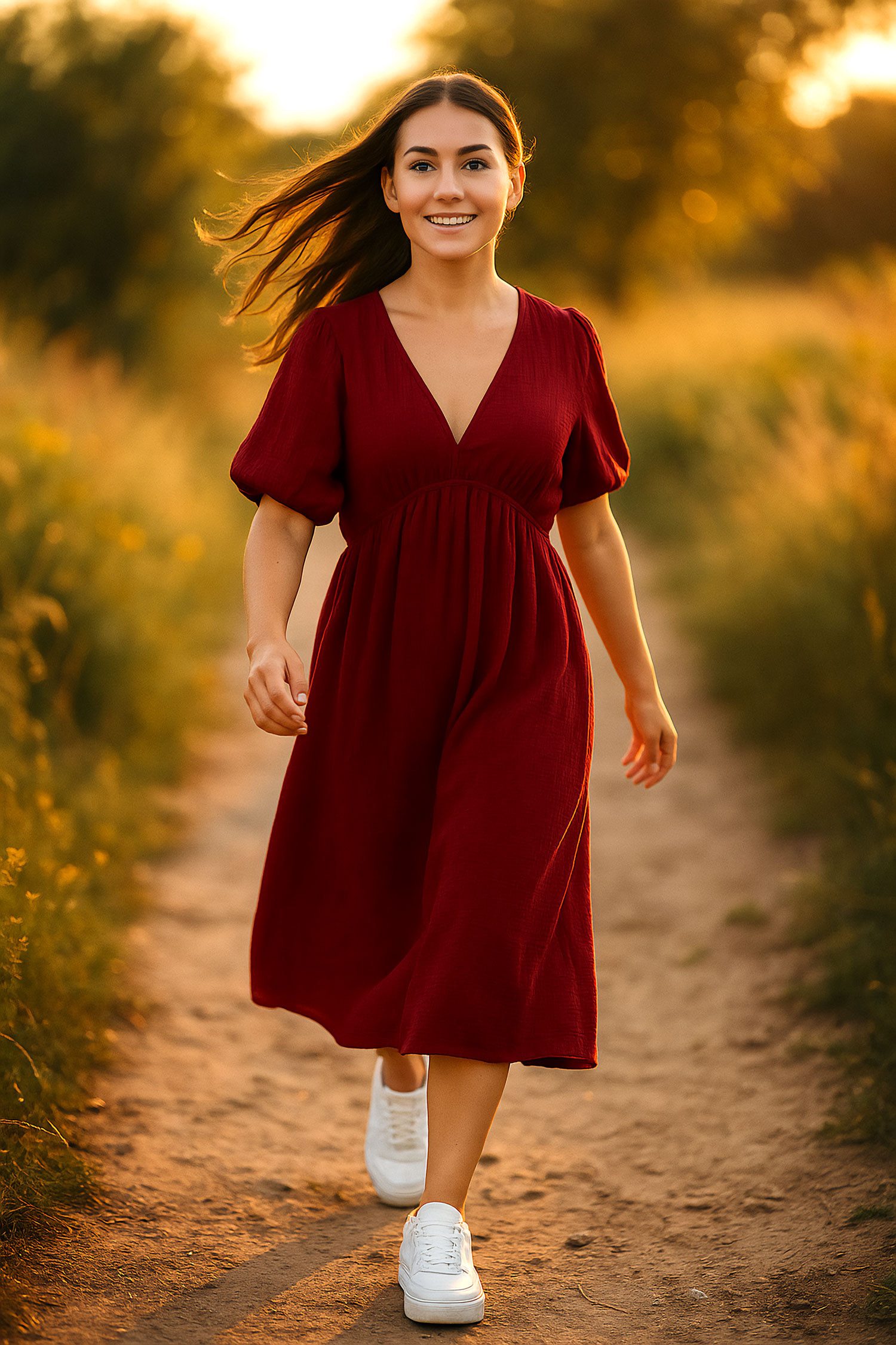 Sommerkleid Damen Musselin 25RSW077