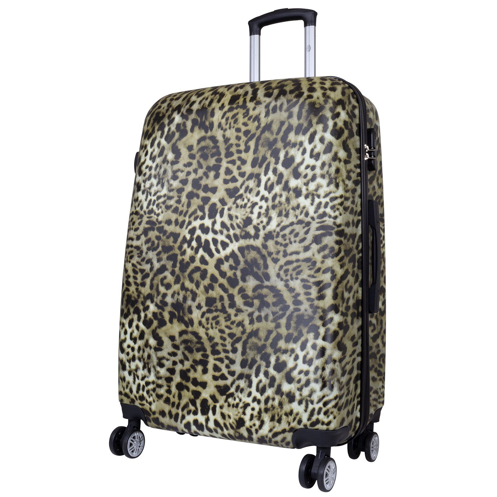 Trendyshop365 Hartschalen-Trolley Reisekoffer im Leoparden-Look, 3 günstig online kaufen