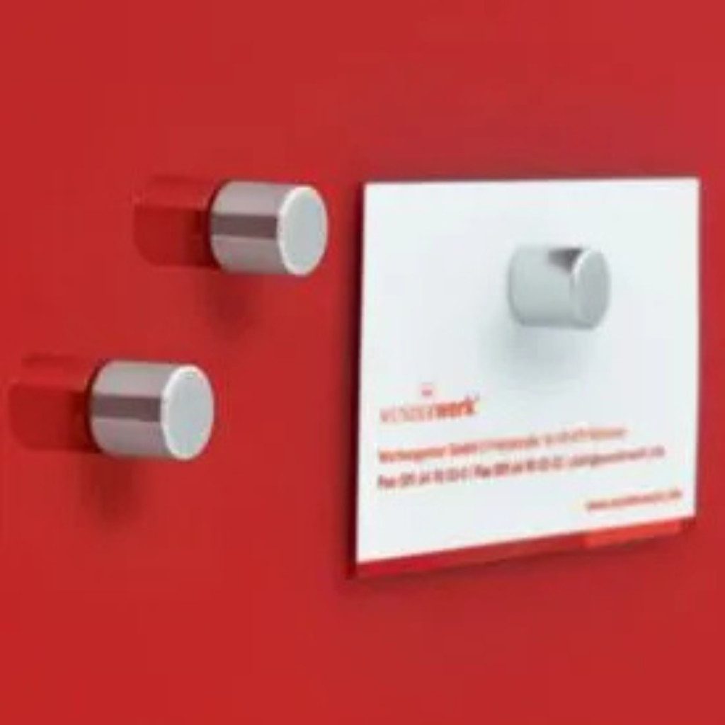 Sigel Magnet Magnet C5 Zylinder-Design silber stark Ø10×10 mm (Packung, 1-St., Magnet C5 Zylinder-Design silber stark Ø10×10 mm), Starke Haftkraft bei kompakter Größe